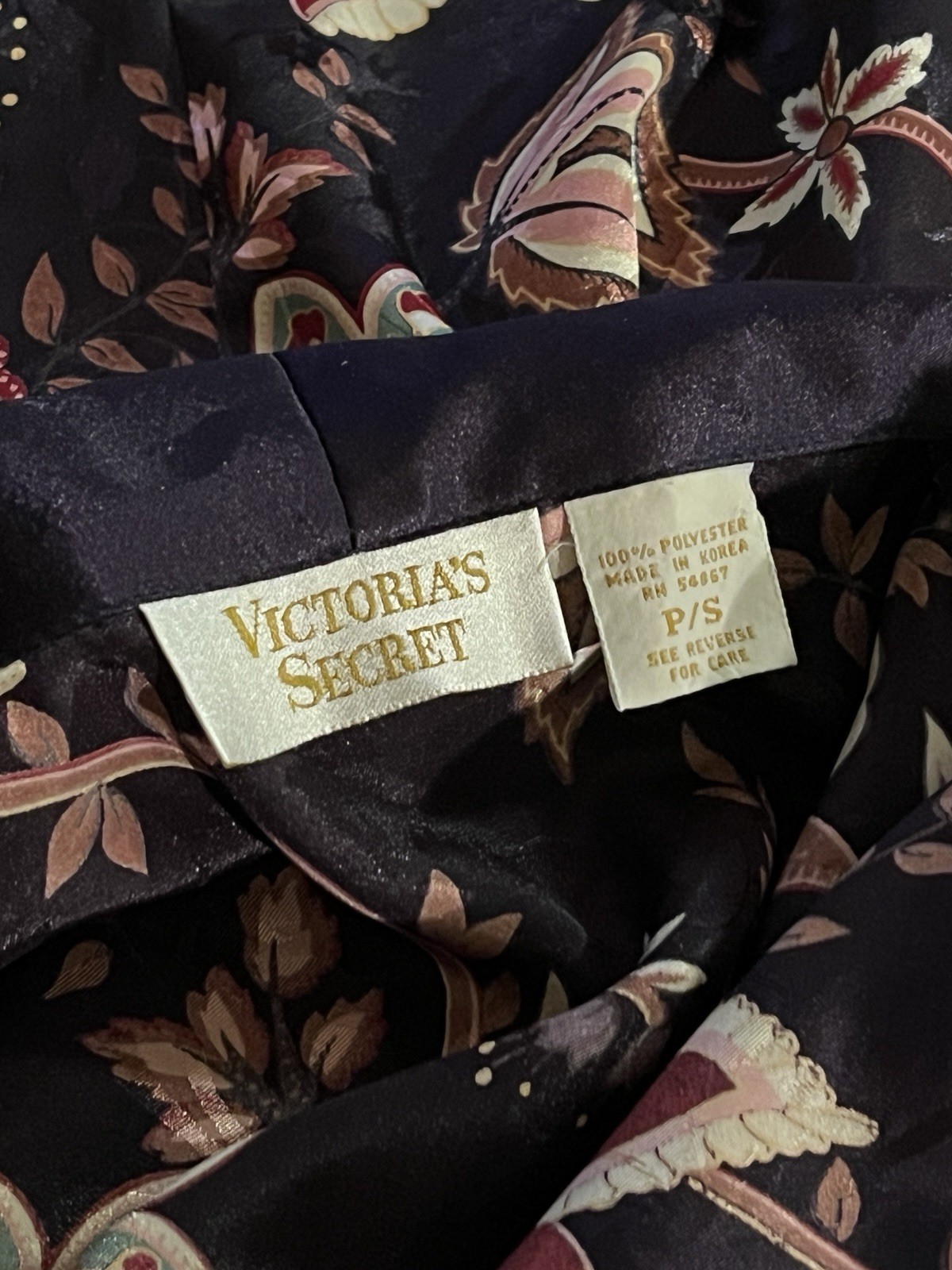Vintage VICTORIA’S SECRET Gold Label Night Sleep Shirt Chemise Gown P/S