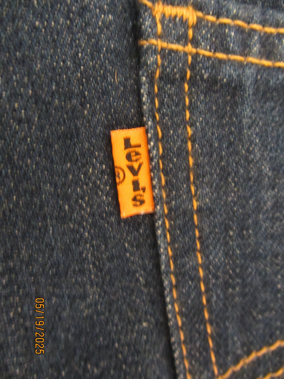 LVC Levi’s 684 Bell Bottom Orange Tab Flare (2013), USA Made, 29×34, EUC, $299