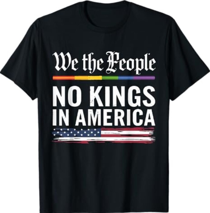 No Kings In America We The People Political Shirt Men Women T-Shirt