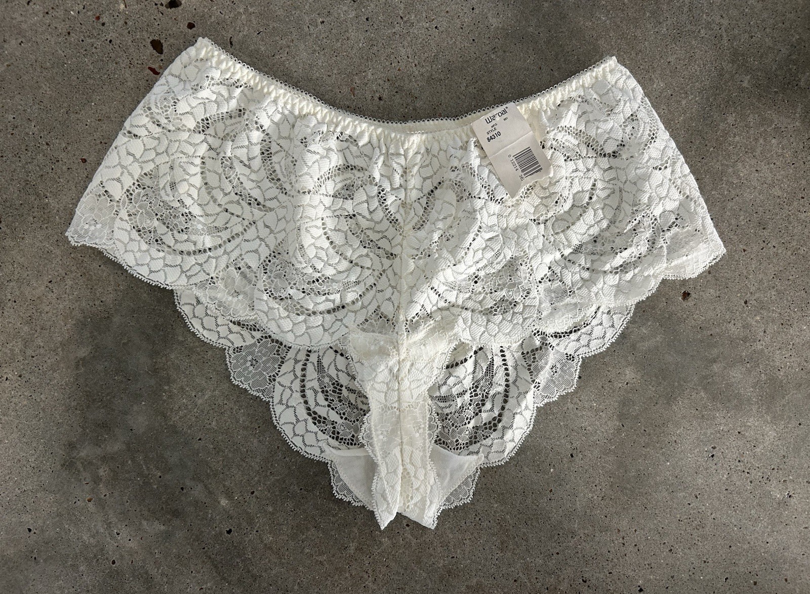Vintage Wacoal Lace Panty Panties 84310 Ivory NWT