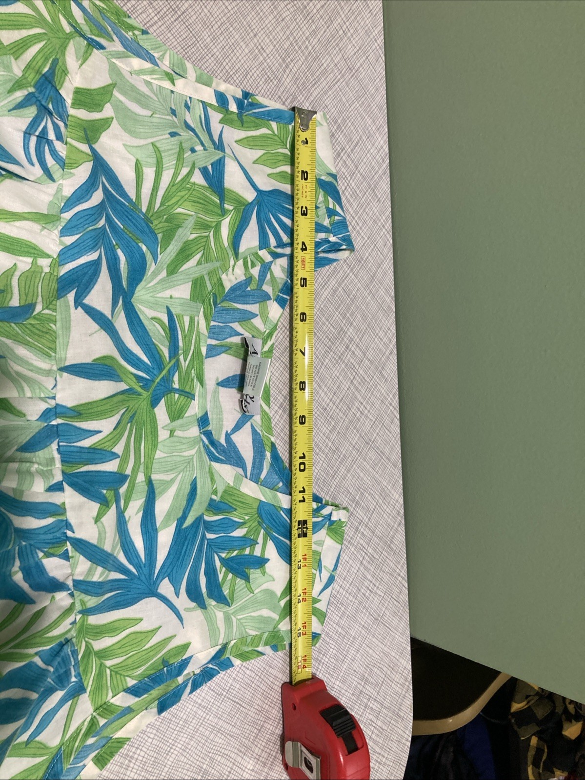 Vtg 90s Y2K Anthony Richards Muumuu House Dress 1X Plus Palm Leaf Lounge Summer