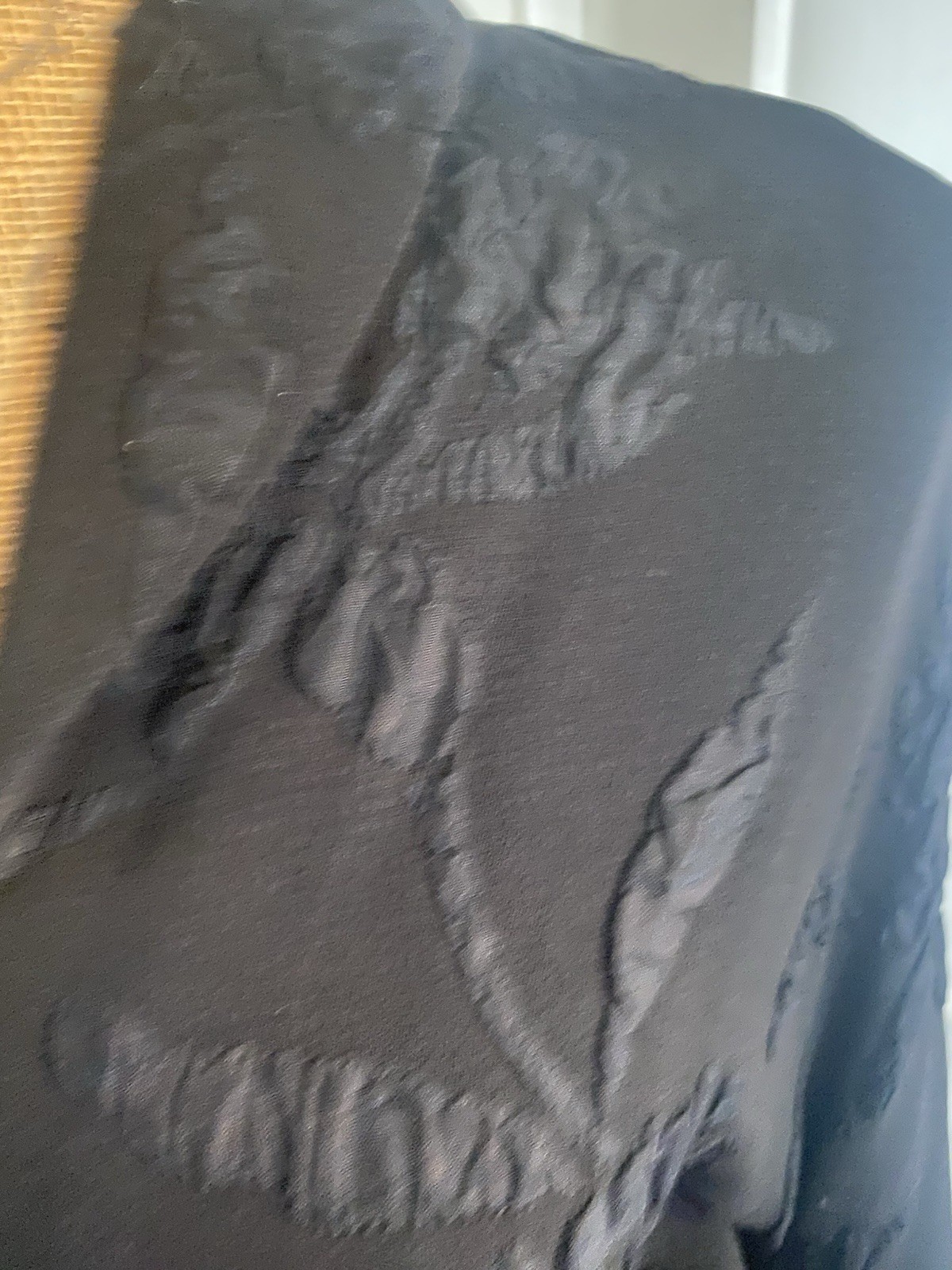 Vintage 1940’s Paul Sachs Original Fit & Flare Dress Black Lace 40” Chest