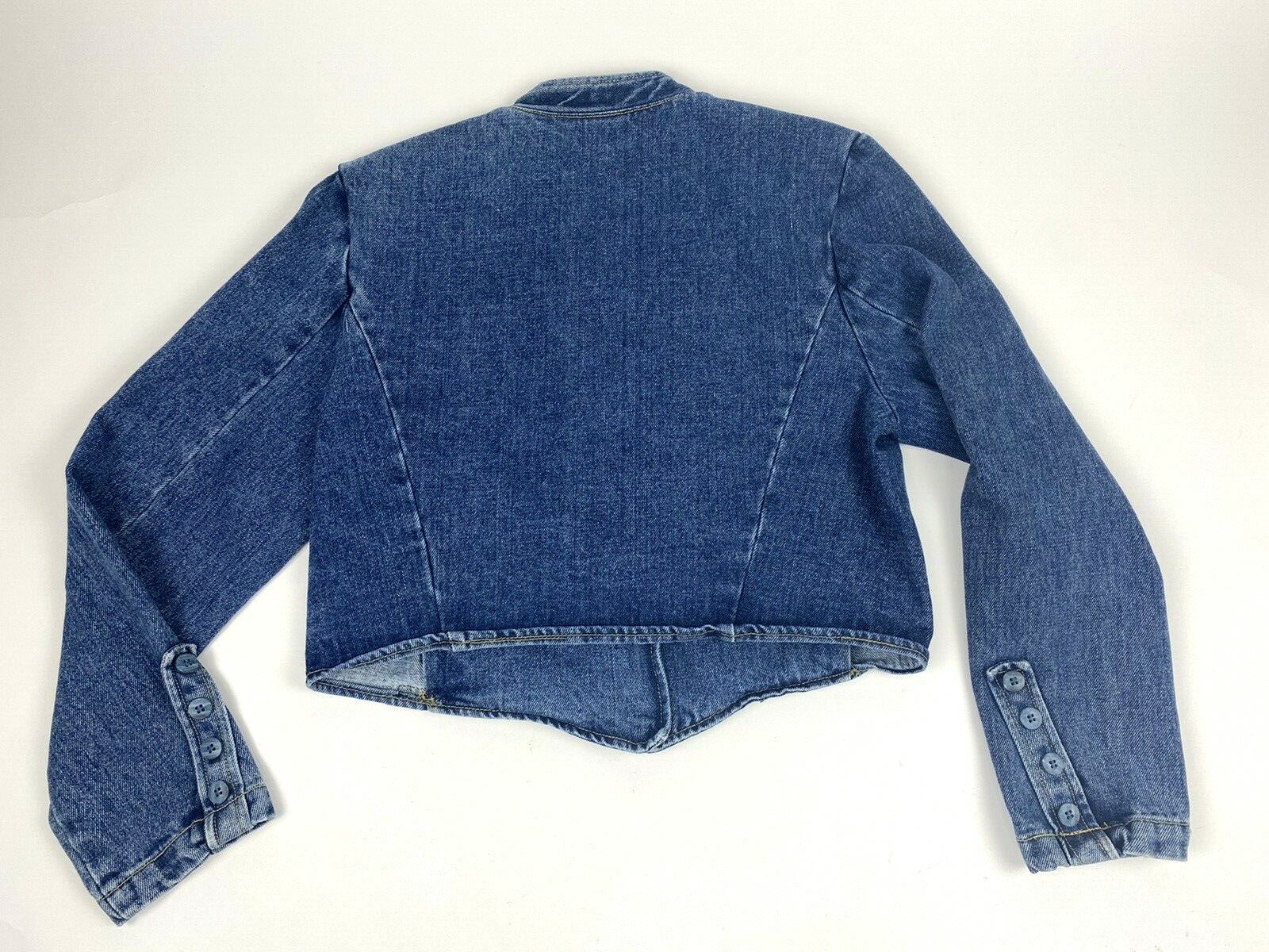 Totally Awesome! TRUE Vintage Ladies GUESS Jean Denim Jacket 80s 90s USA! 🇺🇸