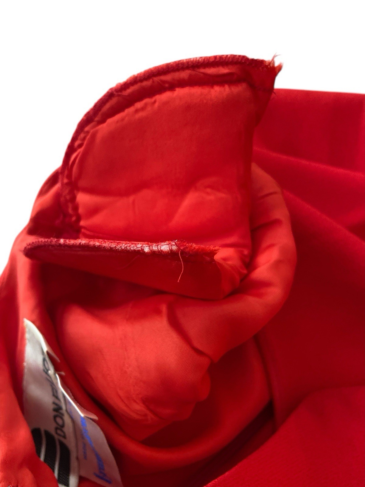 Vtg Don Elliot Red Cocktail Dress for Frances Brewster Bow Detail 80s Coquette