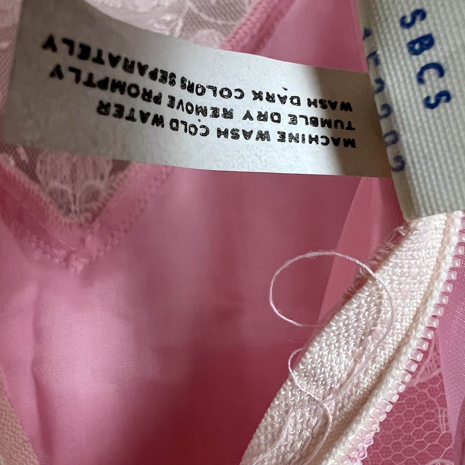 Vintage Vicky Vaughn Junior Dress Pink Size 9 ILGWU Union 70s 80s Small or XS
