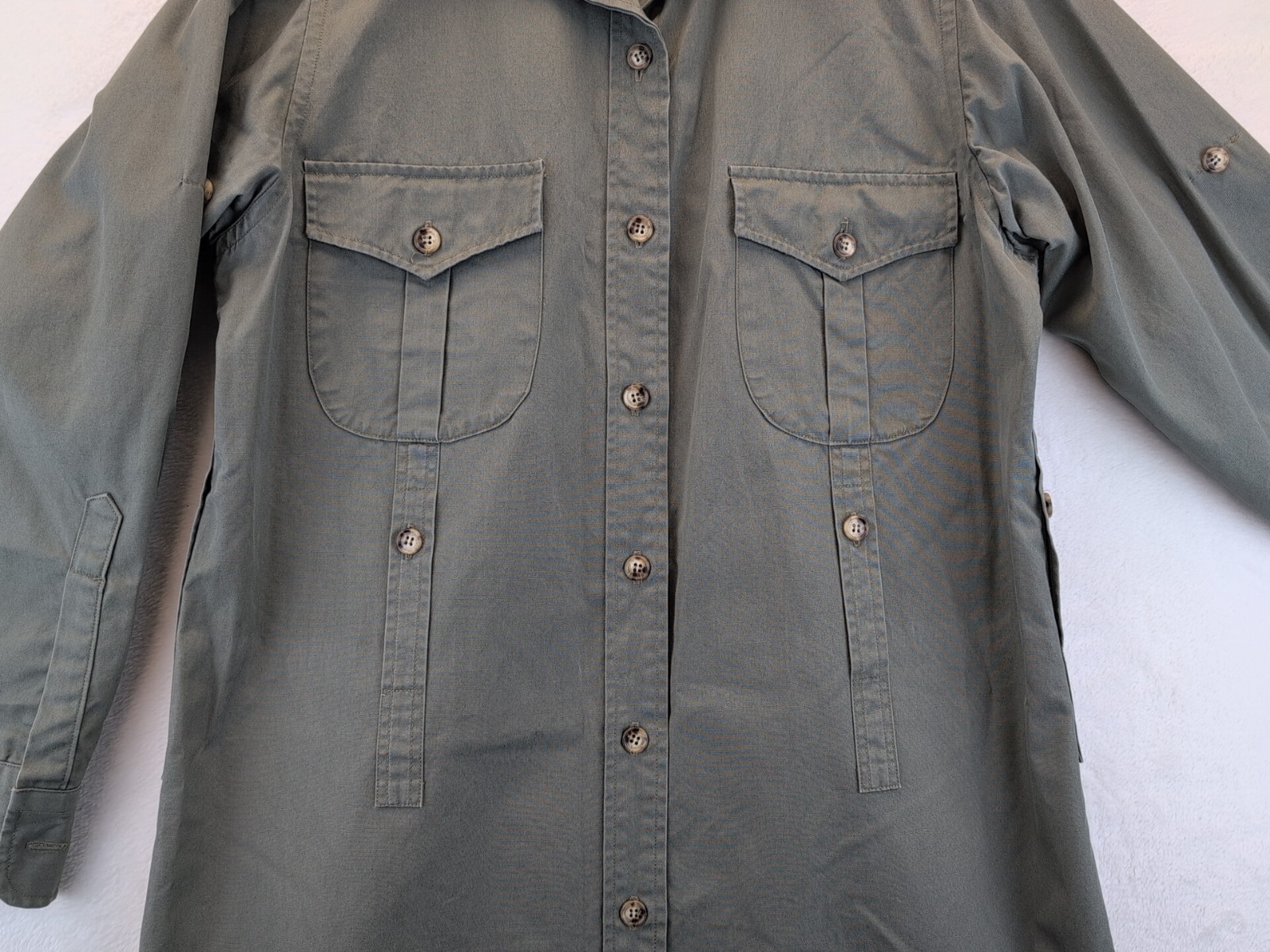 Willis & Geiger Outfitters Bush Poplin Safari Serengeti Dress Sz 4 100% Cotton
