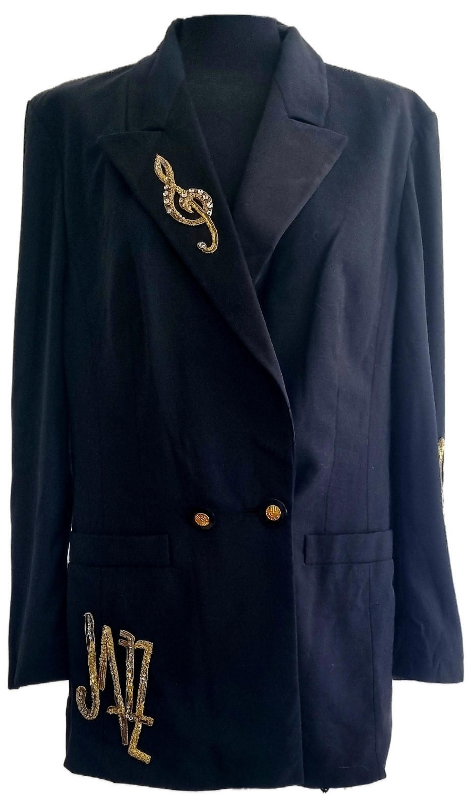 Louis Feraud Vintage Wool Ilk Women’s Jazz Jacket