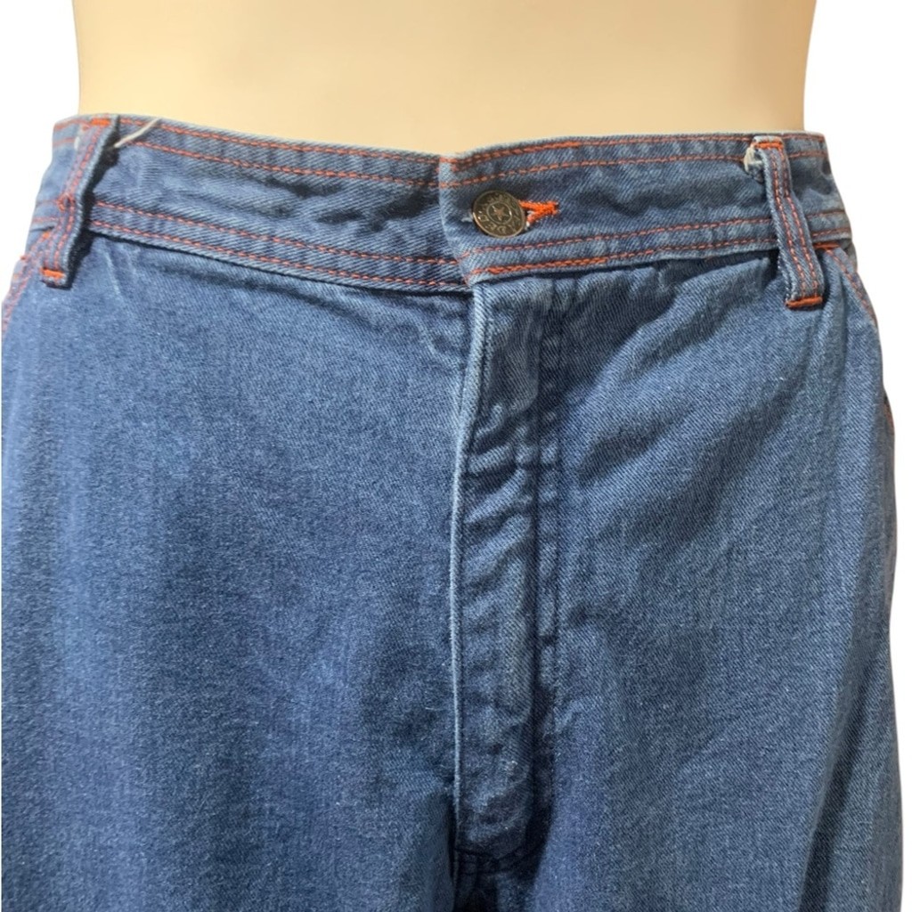 Vintage 70’s Faded Glory by Appendagez bell bottom 100% cotton jeans size jr 13