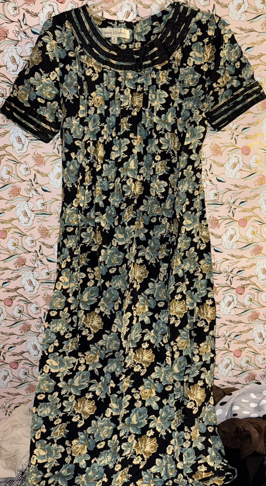 Vintage Floral Cottagecore Sarah Elizabeth Dress| Size 4 Petite