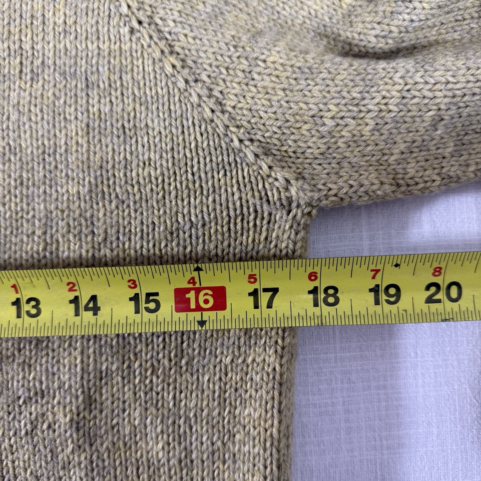 Vintage 30s? Green Wool Cardigan Sweater Austria Salzburg Buttons Chunky Size M