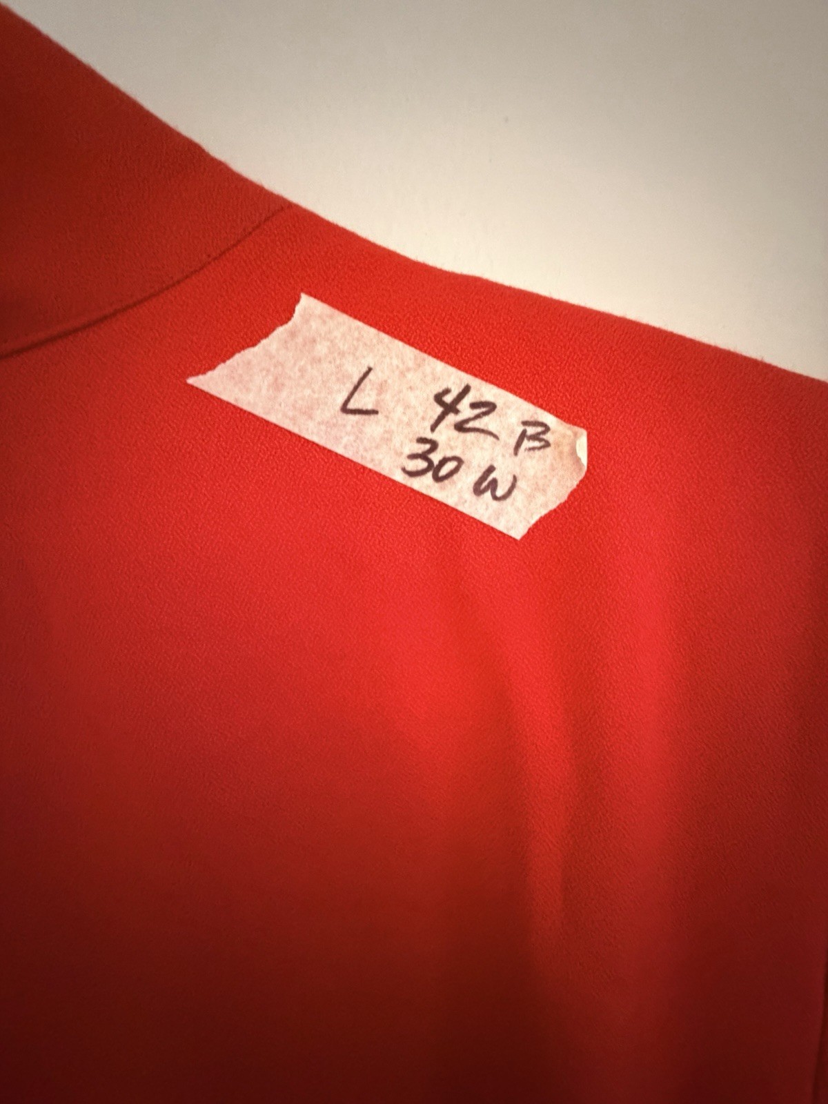Vintage 80s Red Jumpsuit SZ 12 Made In USA Worthington Tux Style