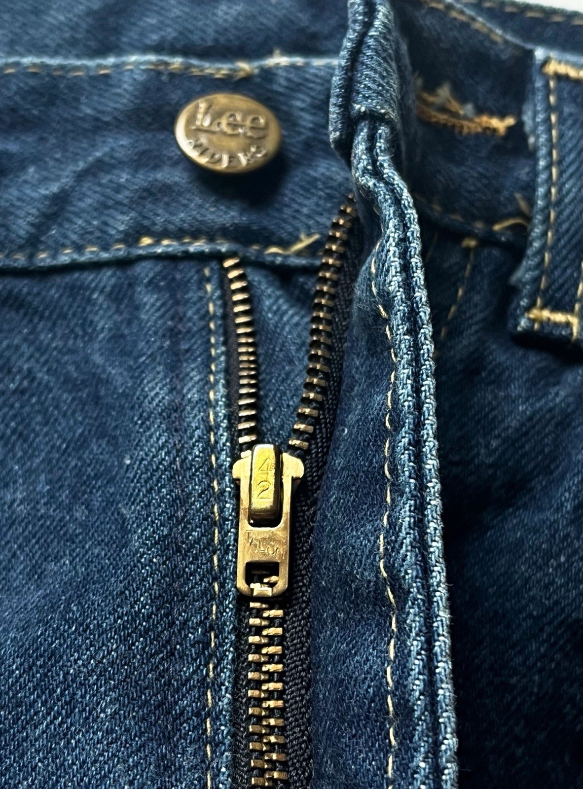 EUC! VTG 70-80s Lee Riders Jeans Talon 42 Zipper Women Size 3 24×31 🇺🇸USA Made