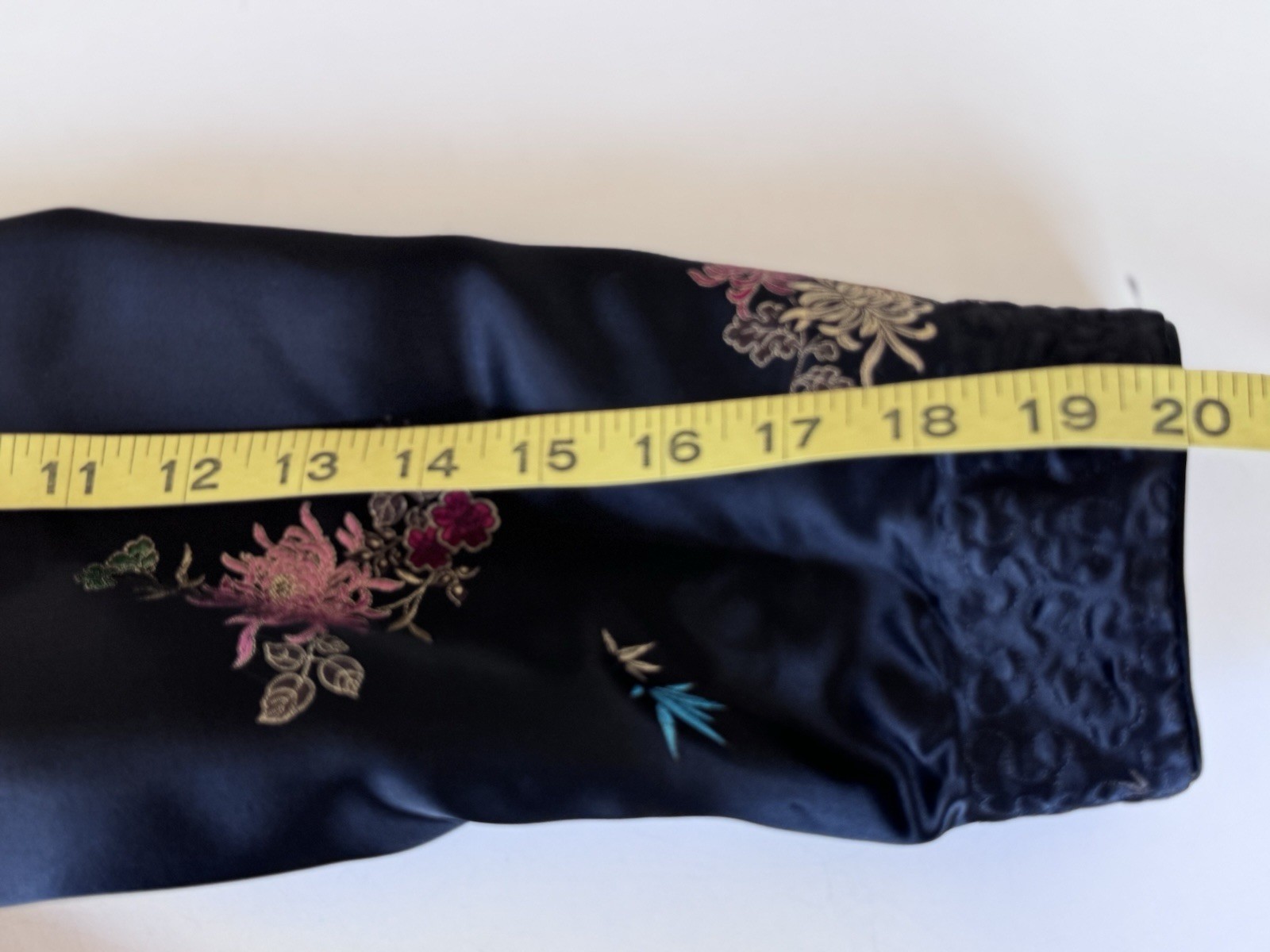 Vintage 80s Peony Shanghai Reversible Satin Floral Embroidered Brocade Jacket