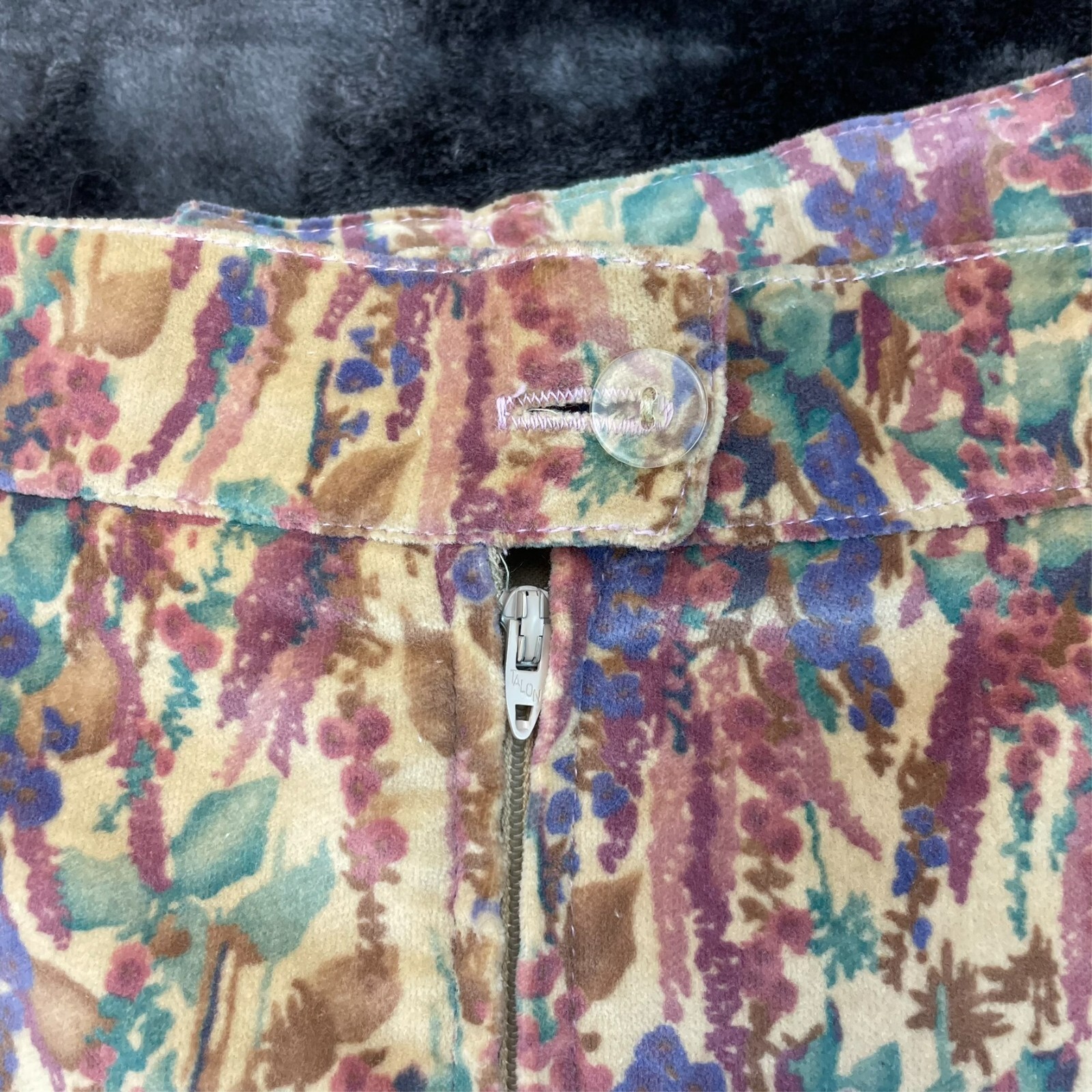 Marguerite Rubel San Francisco Vintage Skirt Size 16 Retro Floral Trad Wife