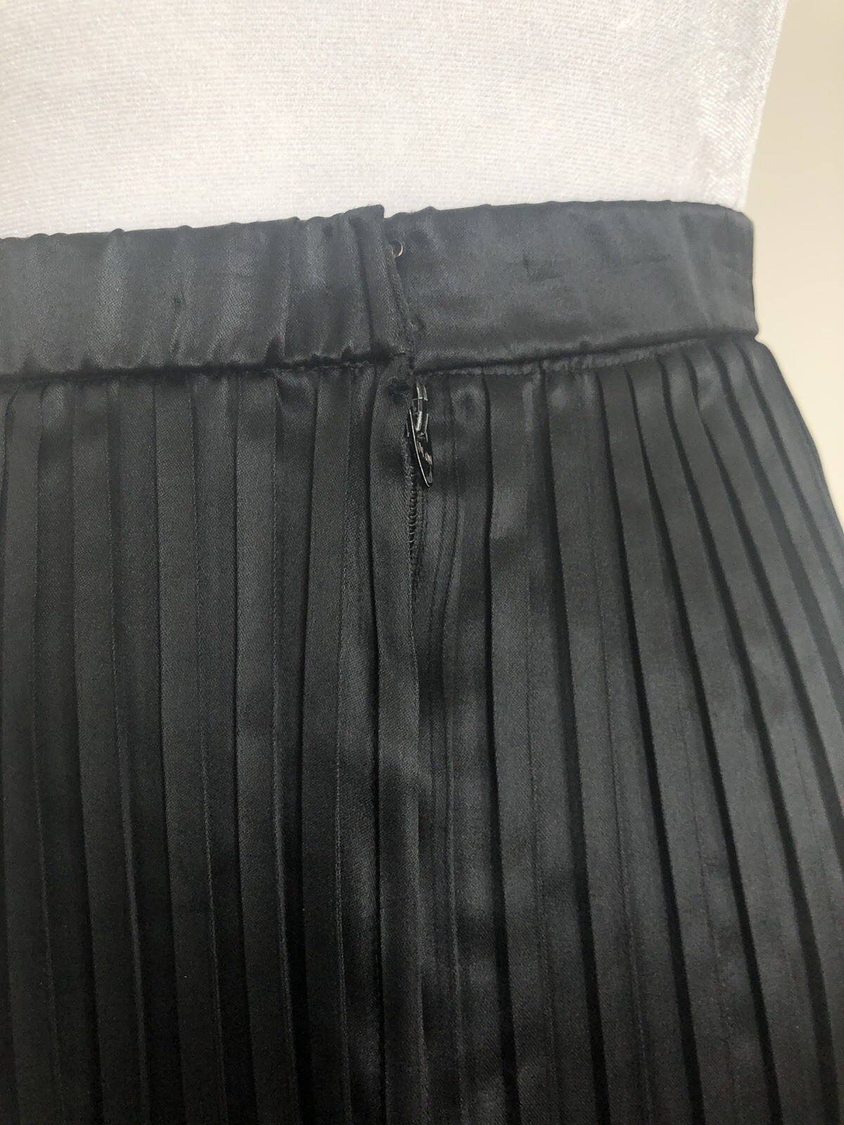 Vintage 1970s Wilroy Black Maxi Skirt XS Ruffle Victorian Gothic Stevie Nicks