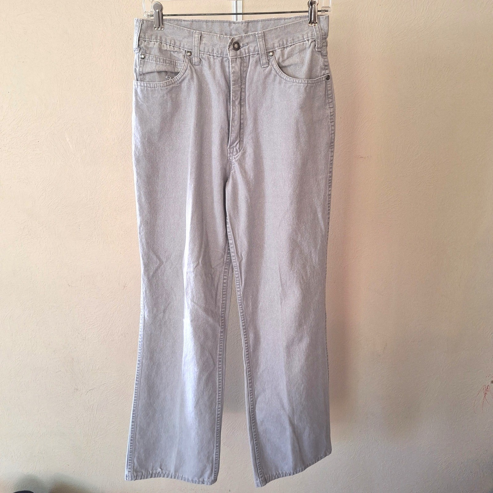 Desperado Vintage Western Jeans 70s 80s Wide Leg Gray 13 Women
