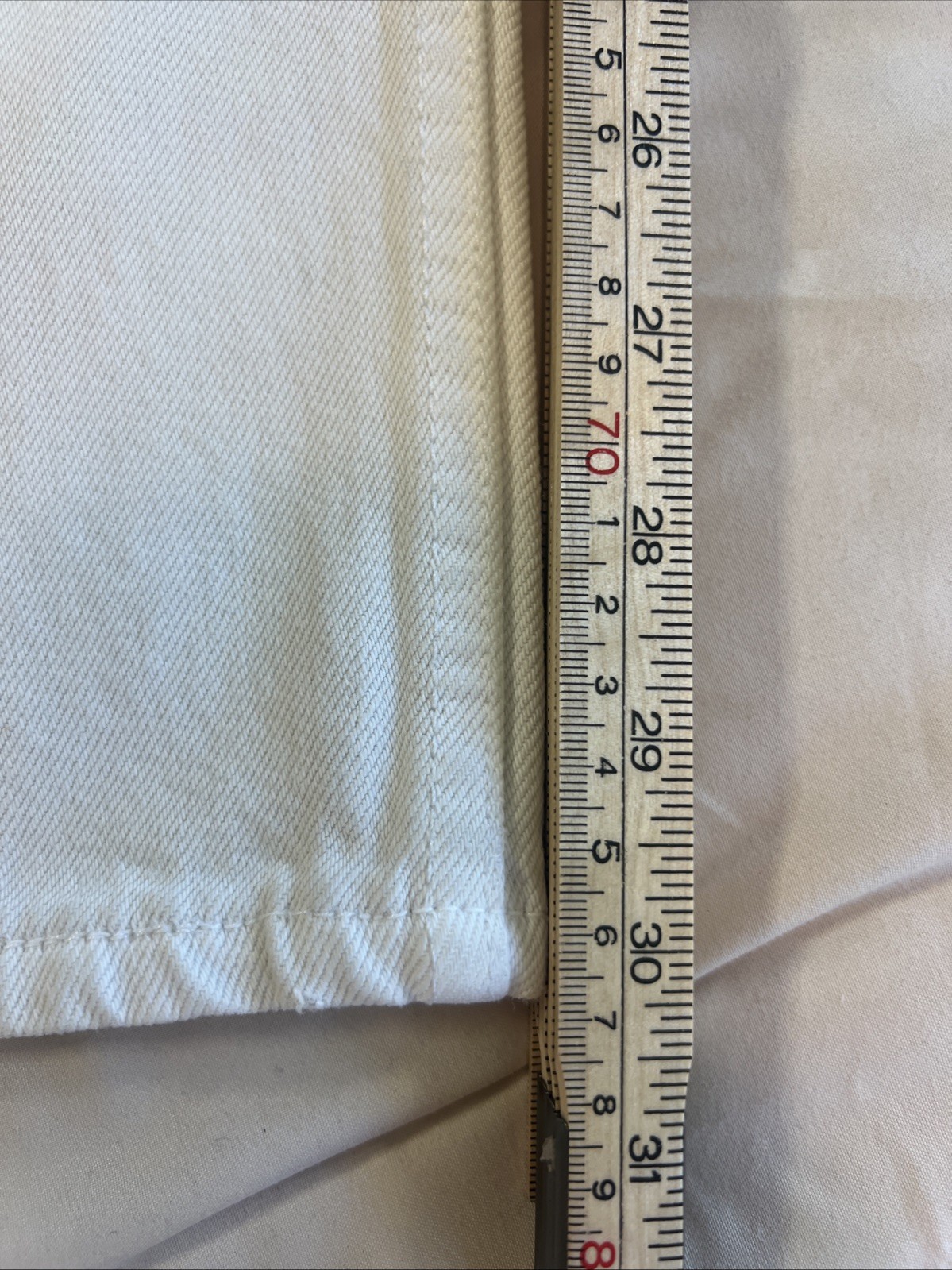 Women’s Levi’s 501 Jeans, Button Fly, White Denim And Made In The USA!!!