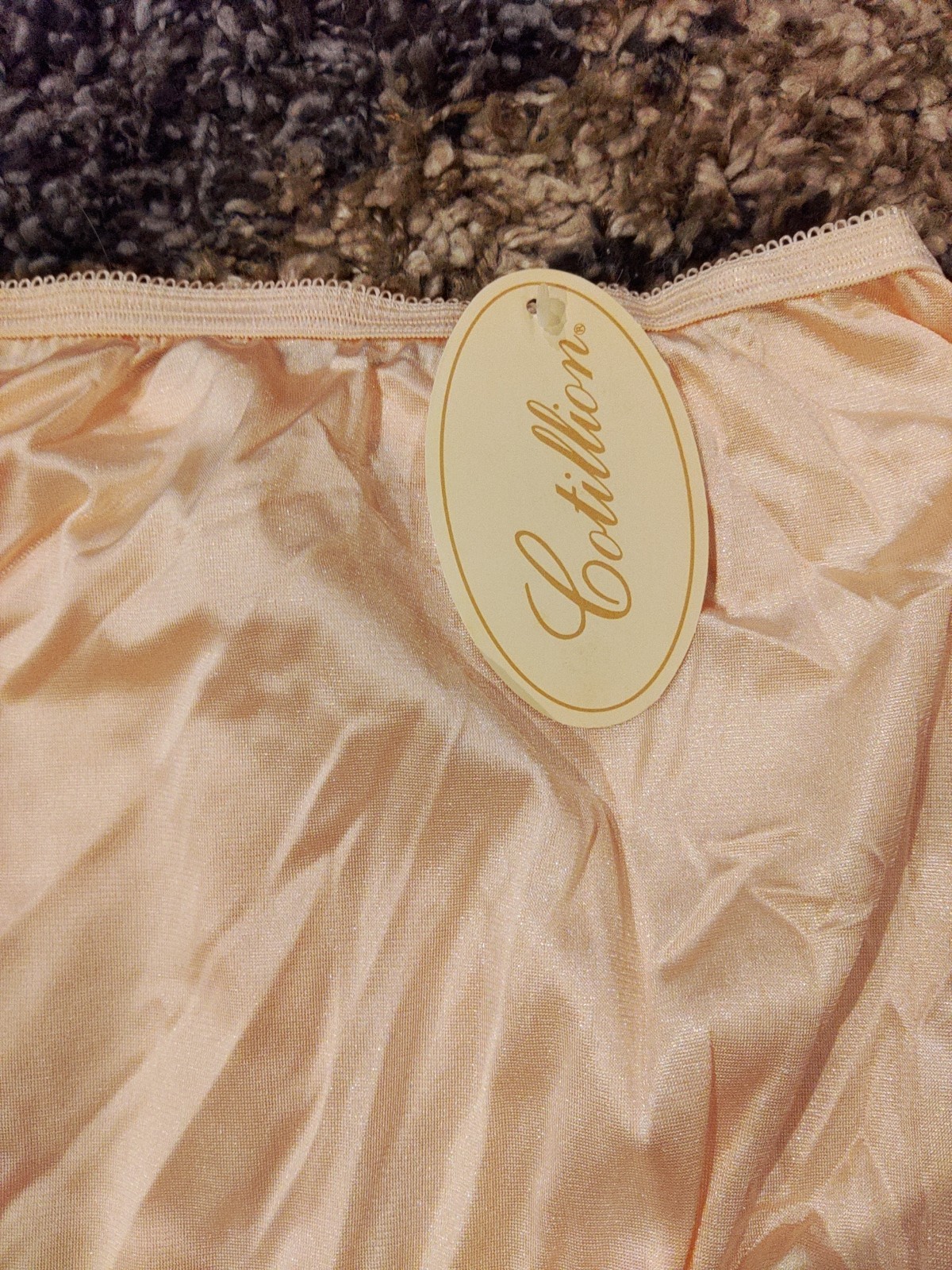 Vintage with Tags COTILLION 100% Nylon Silky SoftBrief Panties Size 6 Pink