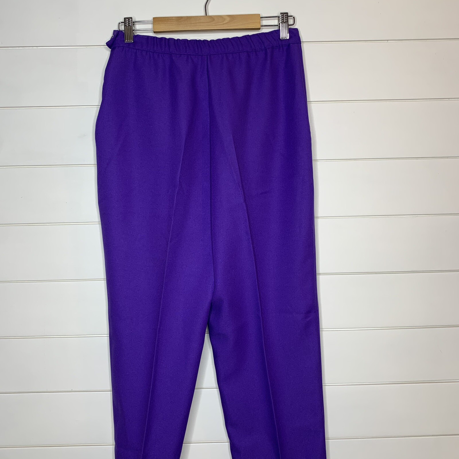 Vintage Queen’s Way to Fashion Pants Size 10* Purple High Waist 90s 80s USA Made