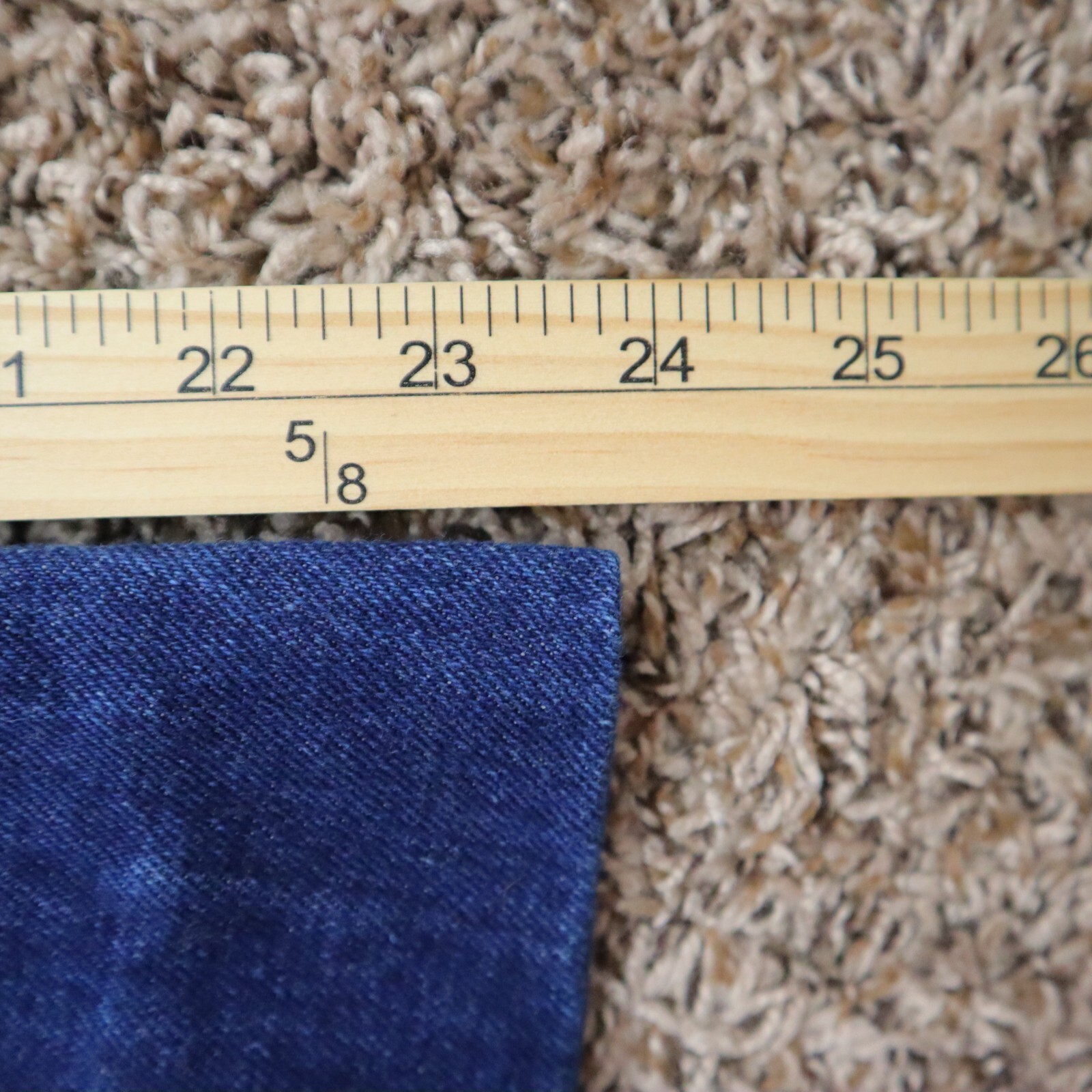 Vintage So-En Denim Wrap Midi Skirt Size Medium Waist 12″ Length 24″