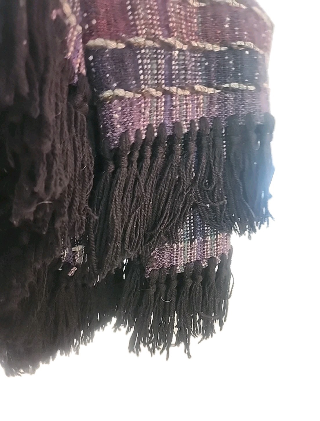 Vintage Ireland Studio Donegal Hand Woven Wool Wrap/Poncho/Blanket OS Gorgeous!