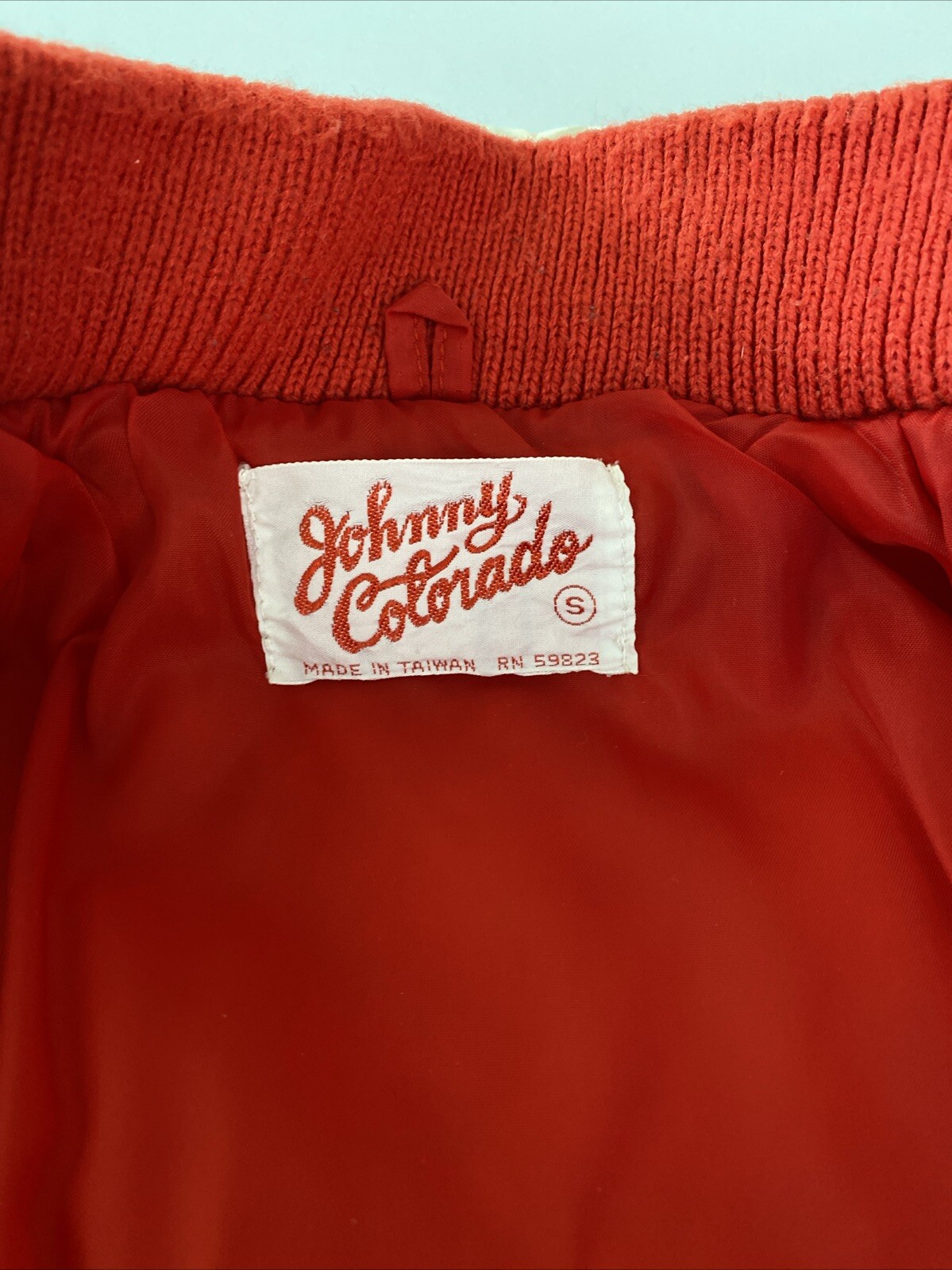 Vintage Johnny Colorado Jacket Red/Blue/White/Purple Youth Size Small Coat