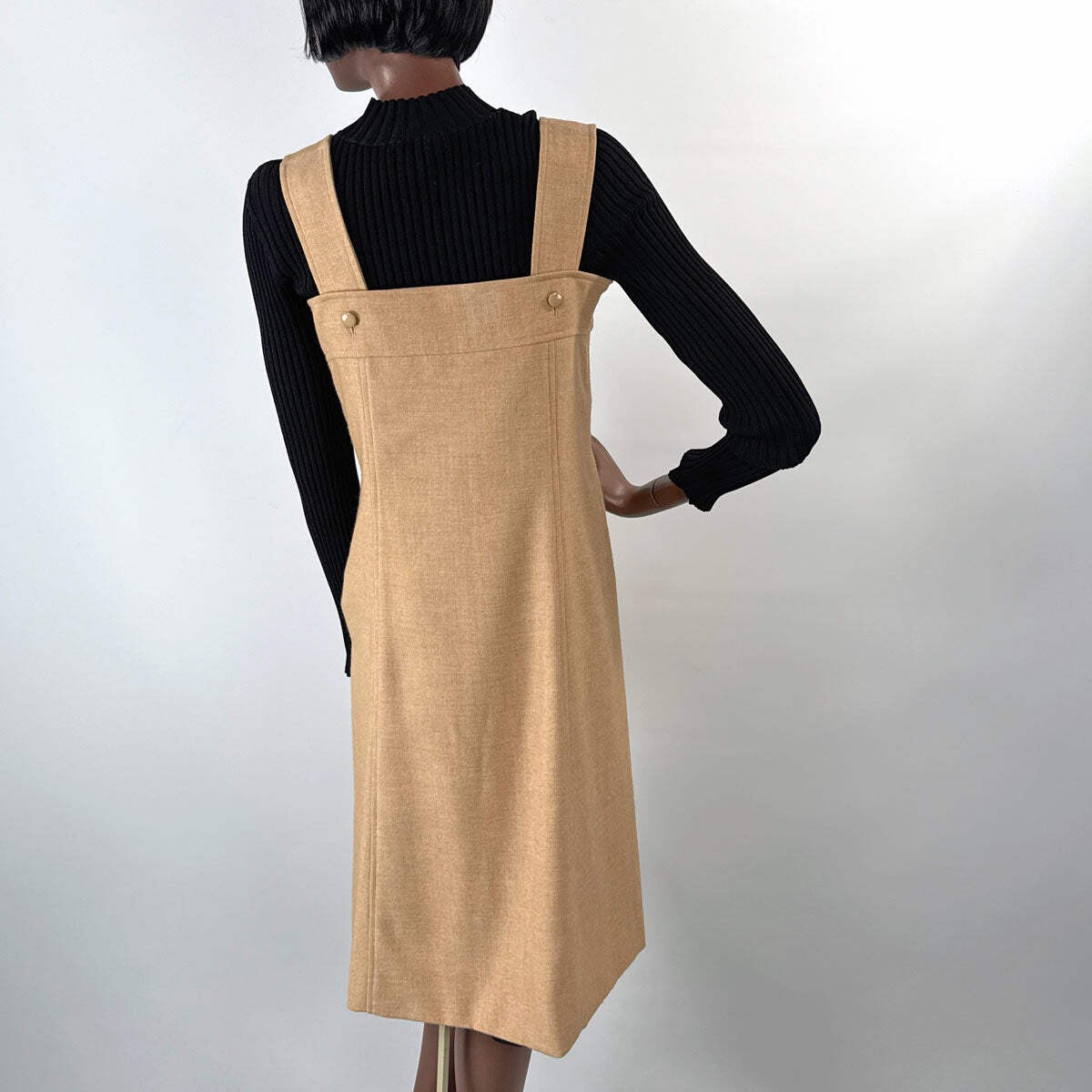 Vintage 70s Mod Jumper Dress Courreges S/XS Designer