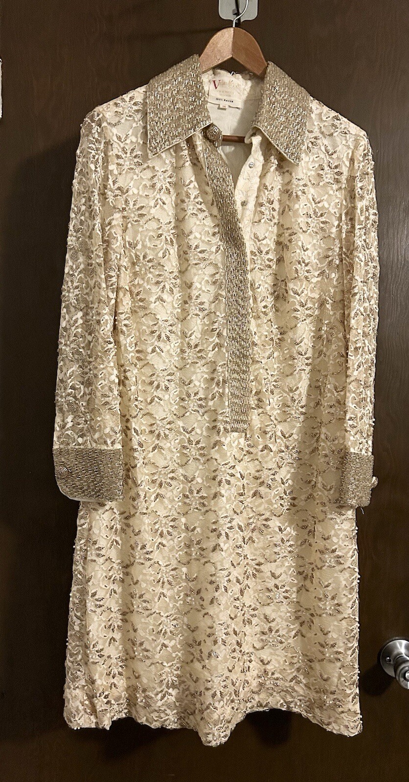 Vintage Valentina Ltd. Dress – Sz. 14, beaded, beautiful!