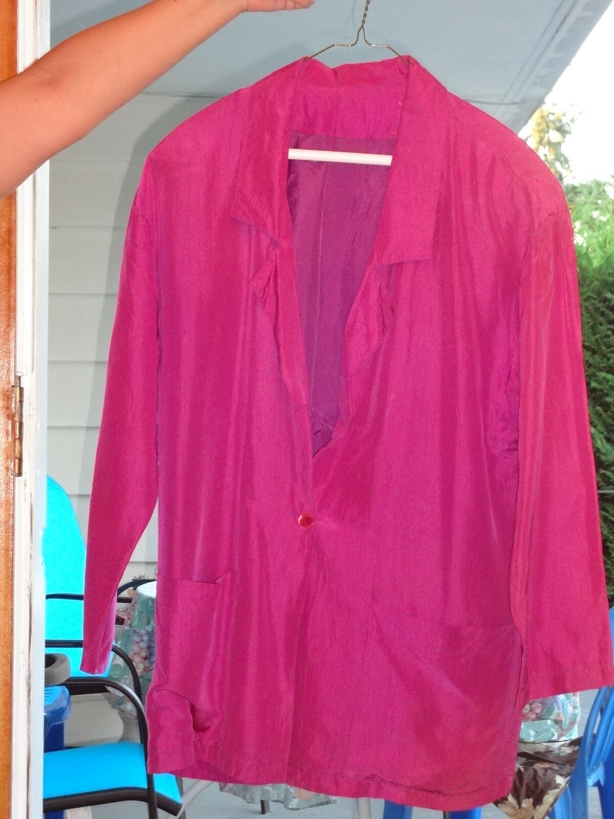 Vtg 90’s Nordstrom Classiques Entier 100% Silk Blazer : Med No Labels