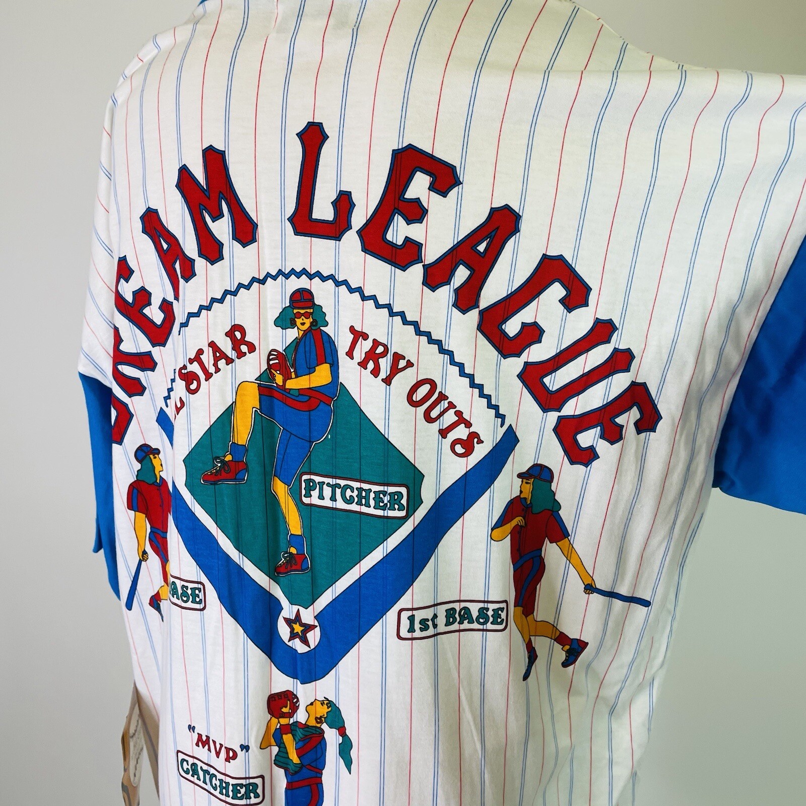 Vintage Baseball Jersey For Sleeping T-Shirt Dream League Spring Training OS