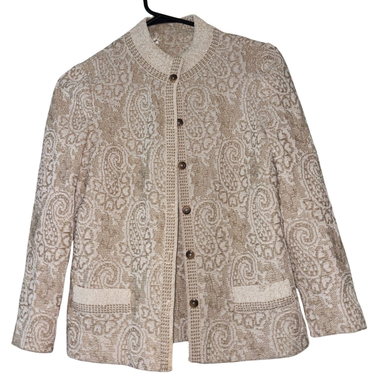 Ladies Union Made 2 Piece Suit Dress Suit Vintage Button Up Jacket Dress Size 10