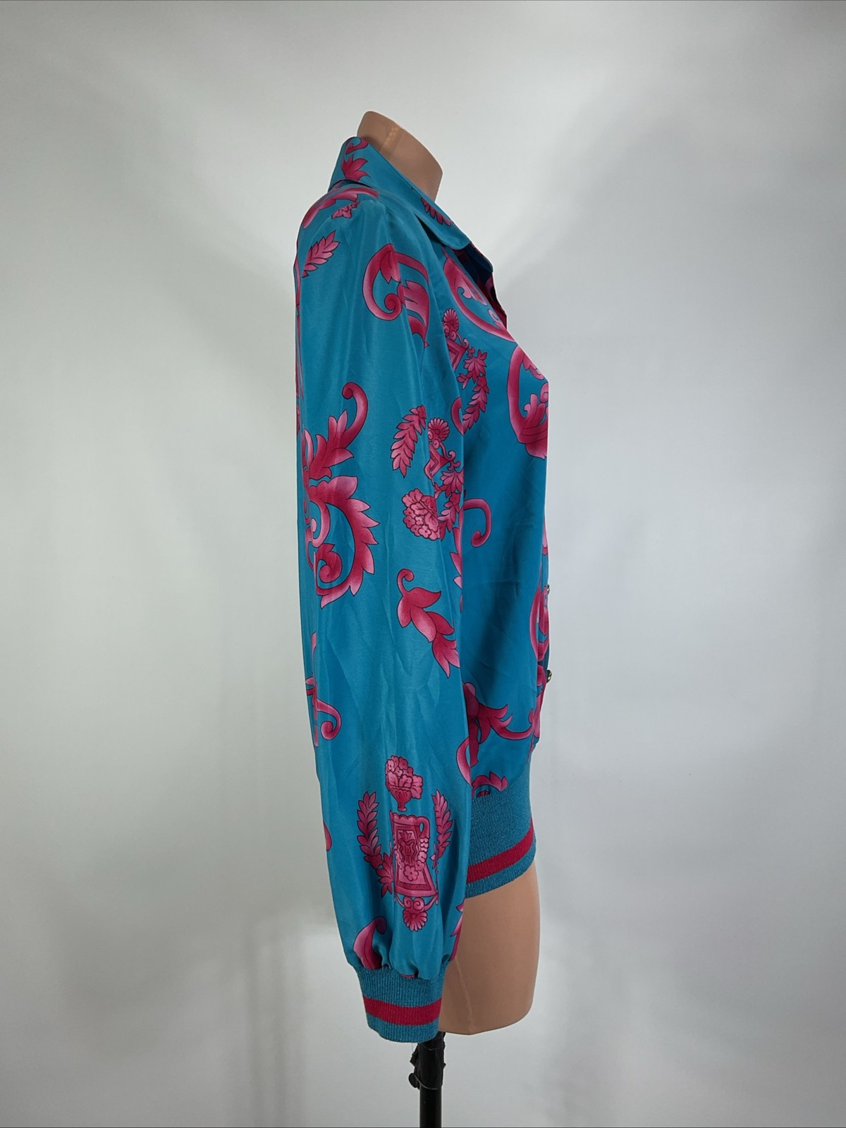 Vintage Philippe Marques Women’s Dopamine Geometric Top 12 Mixed Textile NWT