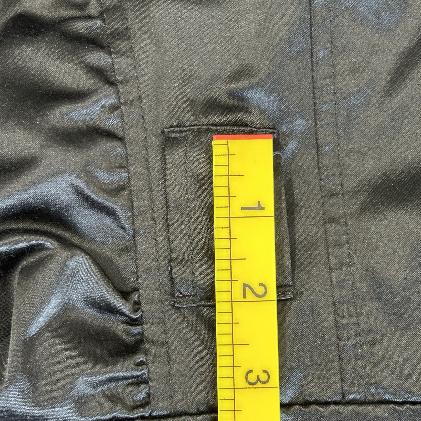 VENEZIA Womens 14/16 Vintage Black Satin Finish Short Sleeve Button Jacket