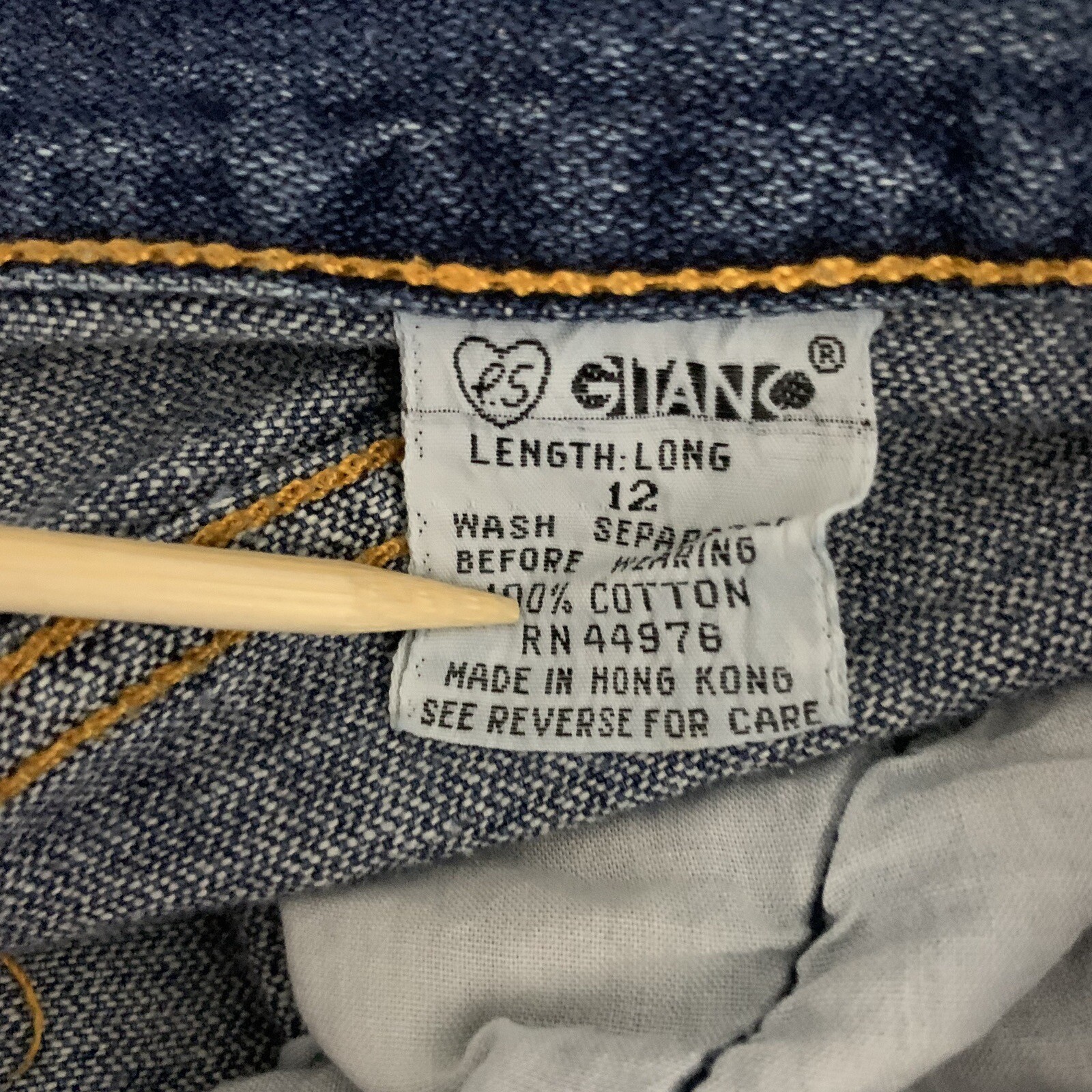 Vintage PS Gitano Mom Jeans Women’s Size 12 Long High Waist