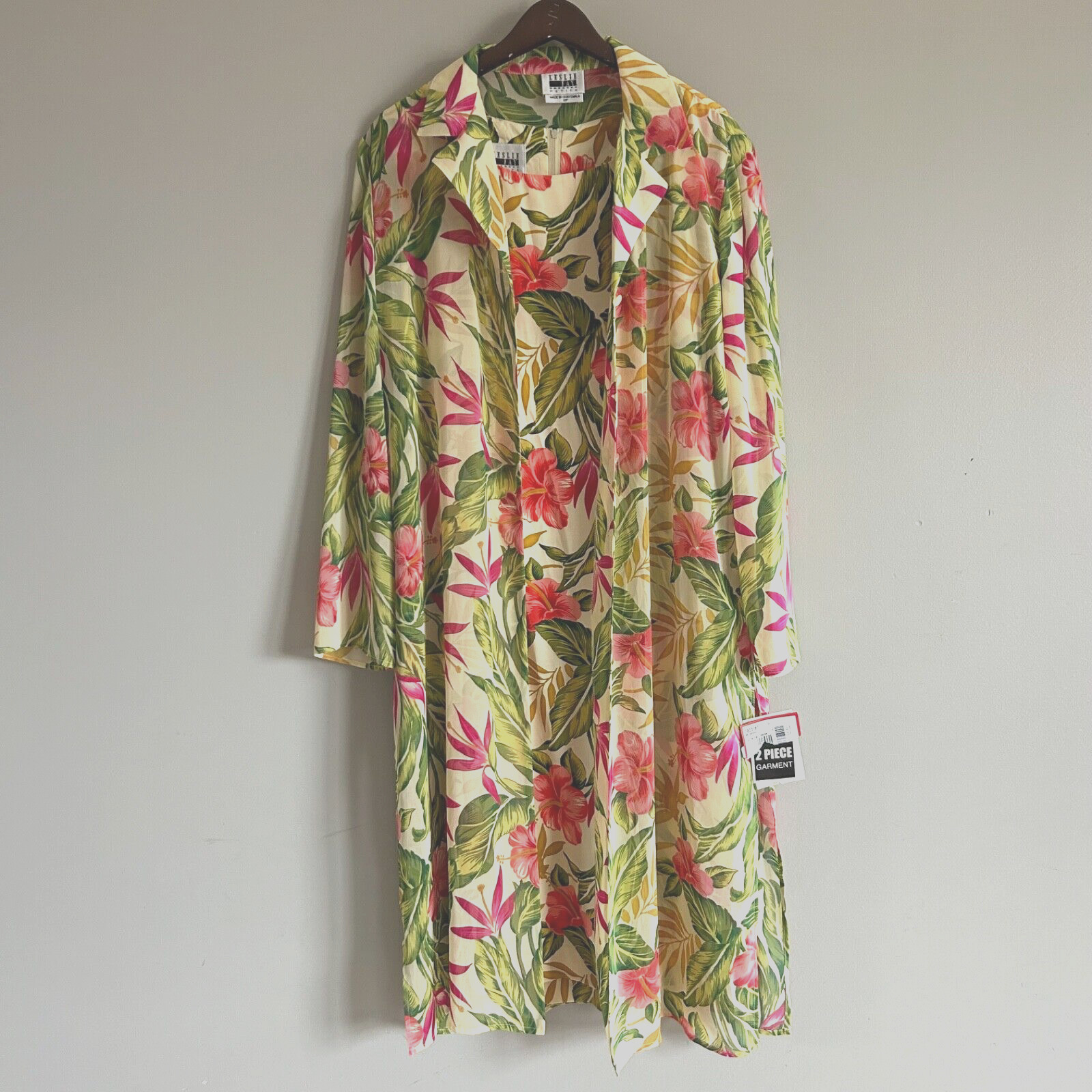 Vintage 2 Piece Set Long Dress & Matching Cardigan 12 Petite NWT Wedding Guest