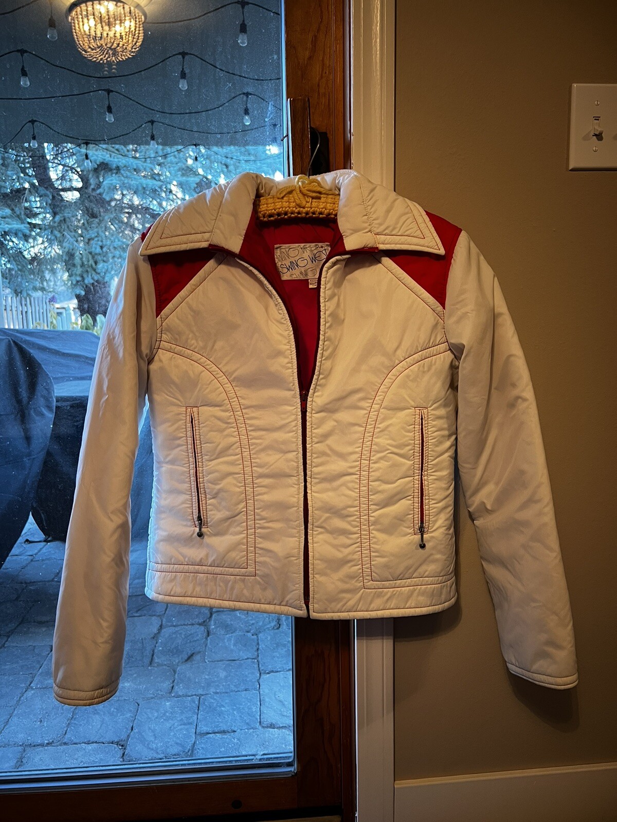 Vintage 70s Swing West Ski Jacket – WHITE AND RED