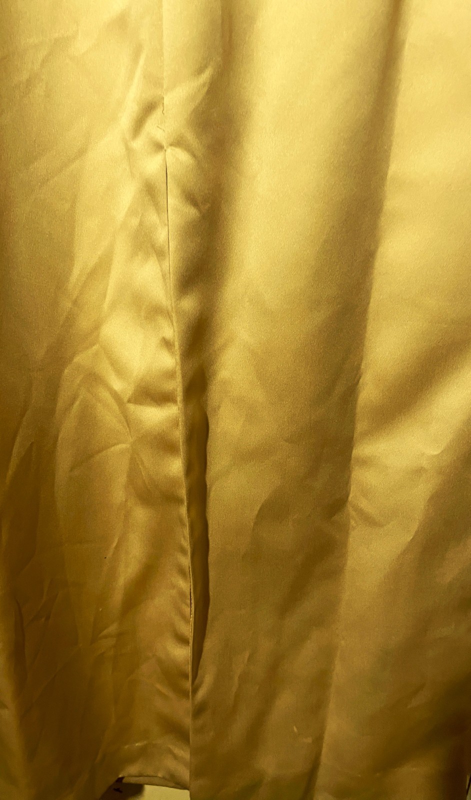 VTG Michaelangelo Pale Gold Sleeveless Sheath Maxi Dress Gown 14
