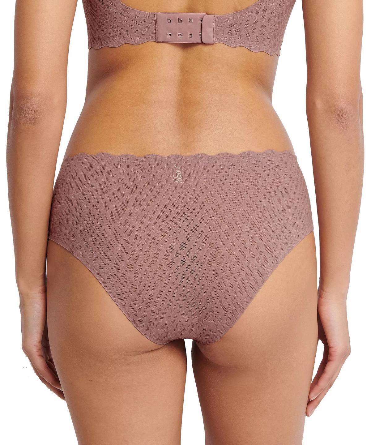 Sloggi Womens Zero Feel Bliss Hipster Knickers – Cacao Brown