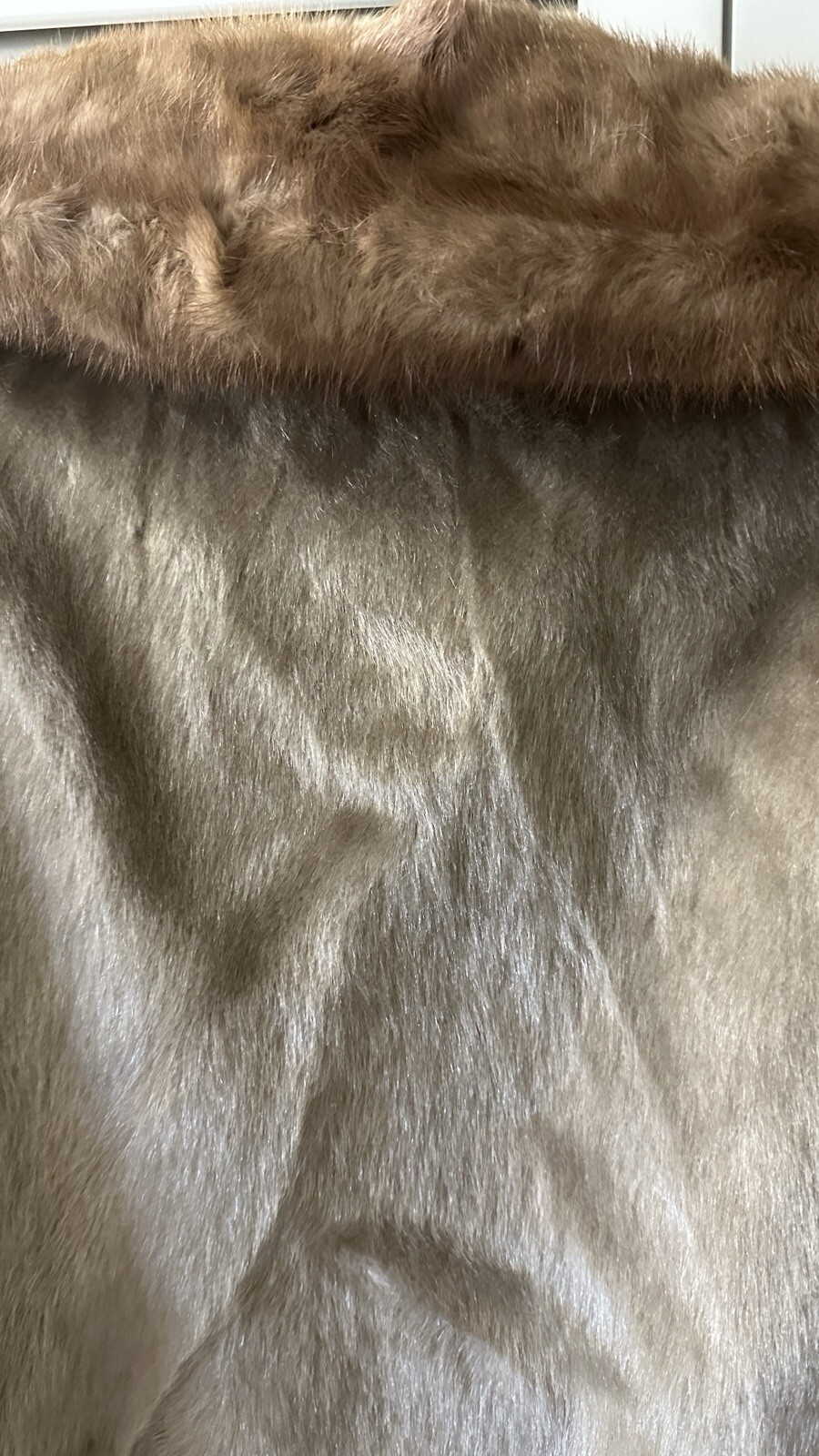 Vintage 1950s J.L Hudson Company Faux Fur Lined Swing Coat Retro