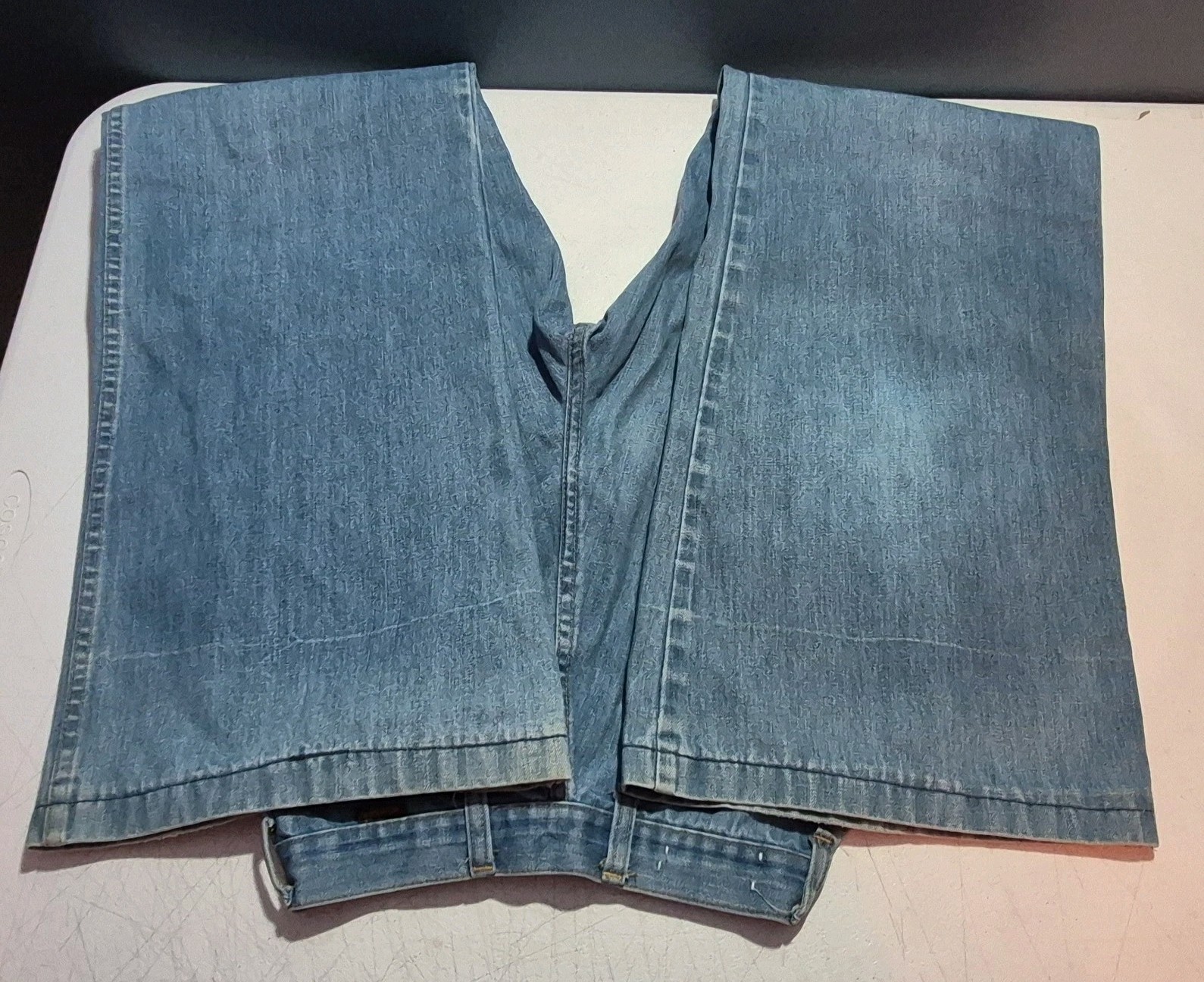 Vtg Wrangler Women’s High Rise Bell Bottoms Blue Jeans 24″? Waist-Stains-READ*
