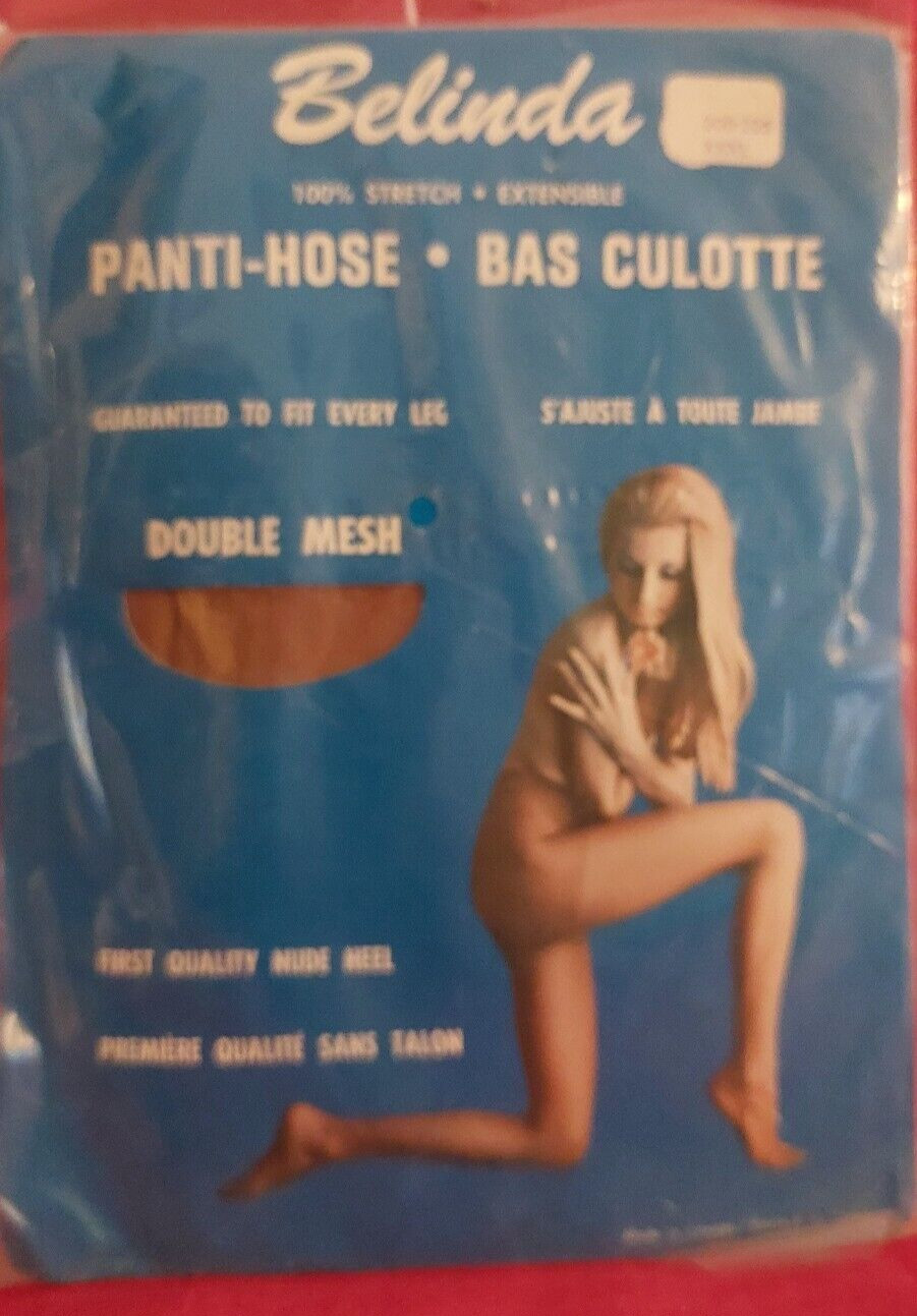 Vintage Pantyhose Very Rare Belinda Pantyhose Color Beige Size XXXL BOTW1