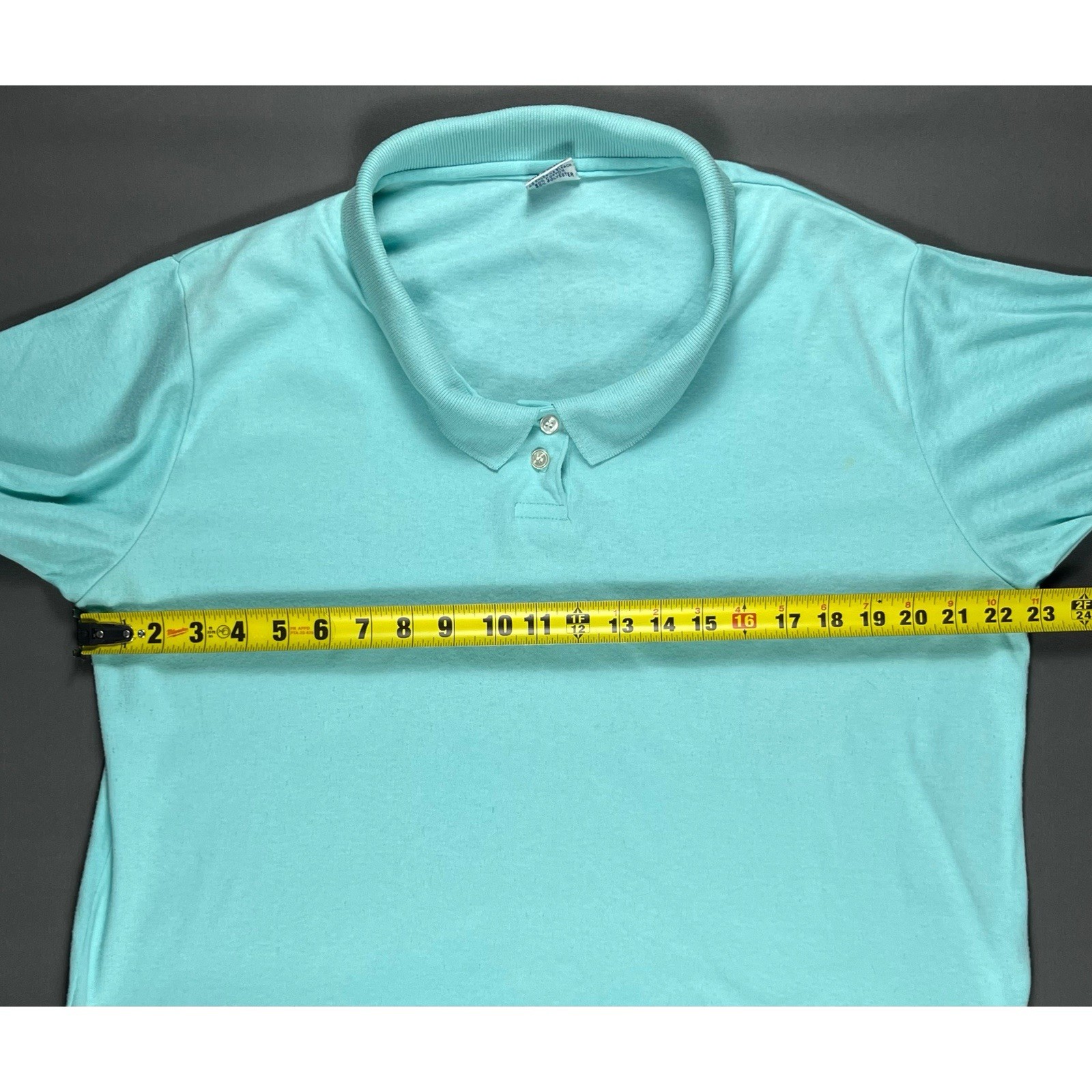 Vintage Chesterfield Woman Polo Shirt Size XL USA Made 80s Preppy Pastel