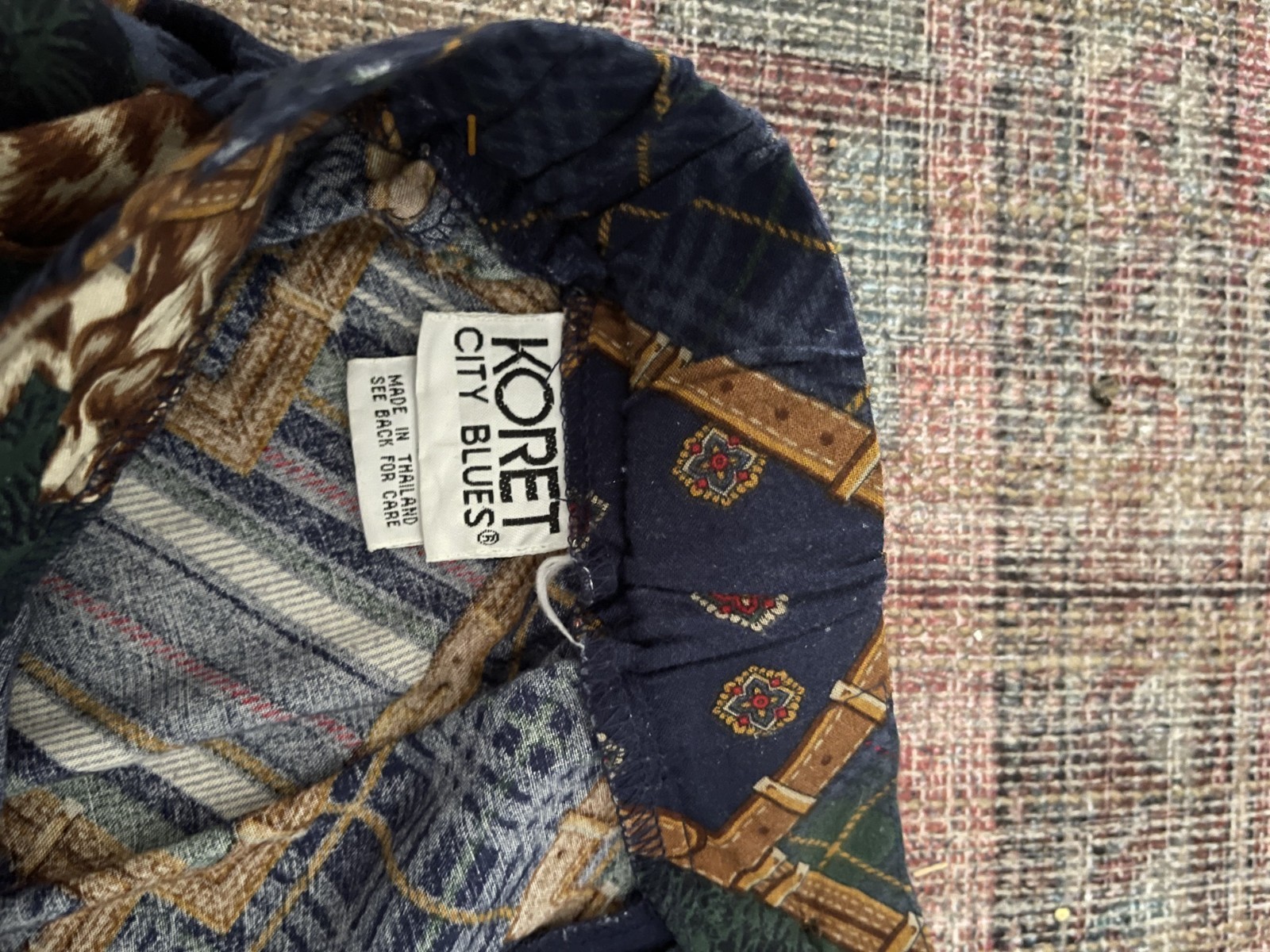 80s Plaid Dog Vtg Koret A Line Skirt. Size M RL Polo Aesthetic Dark Academia