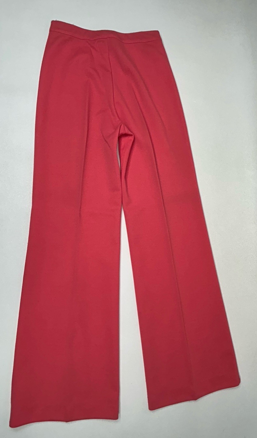 Vtg Rare 70-80s Catalina Two-Piece Pink Suit Full Zip Top Size 8 Pants Size 10