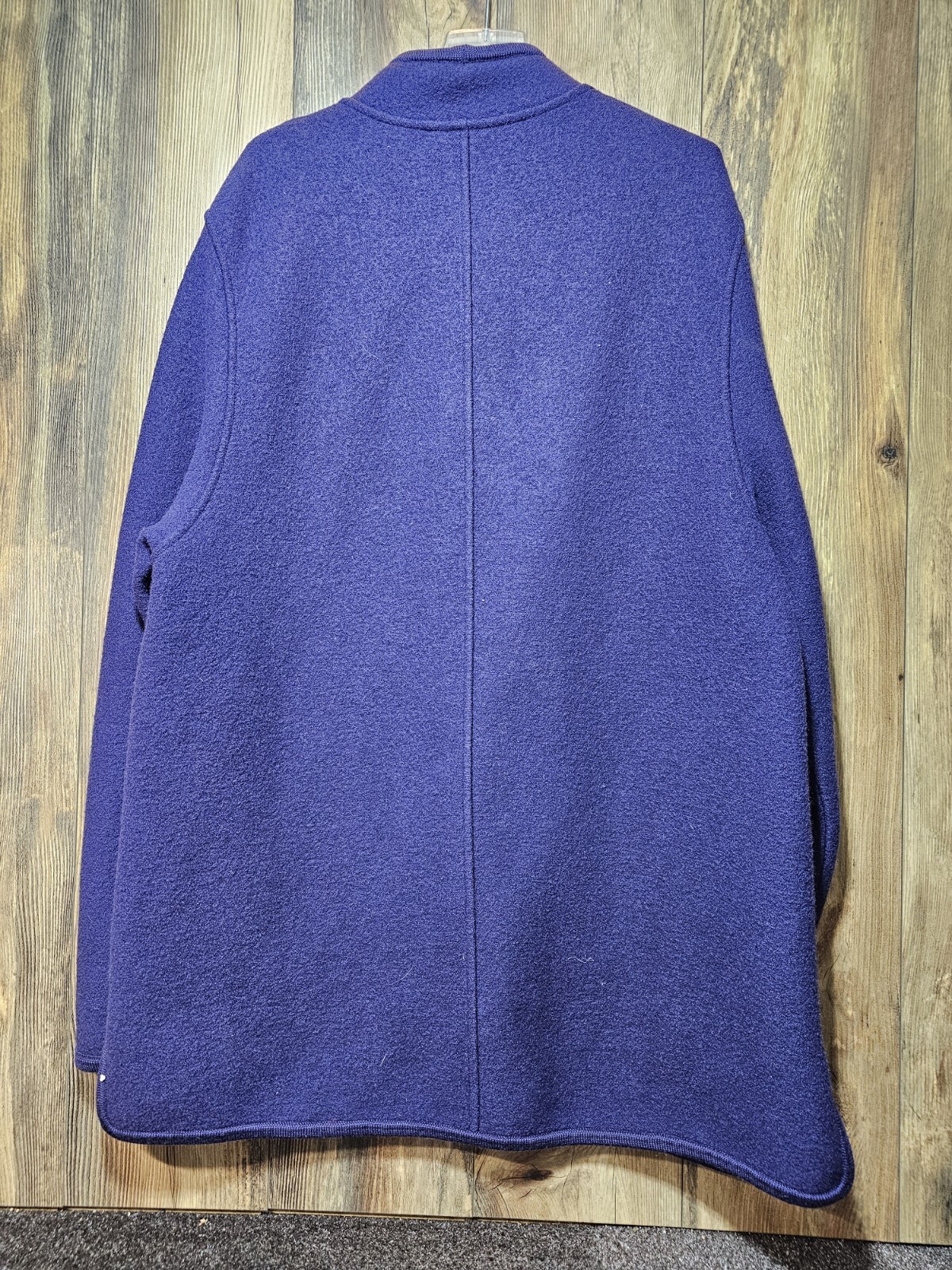 Vintage Geiger Wool Jacket Womens Size 44 Blue Long Sleeve Bavarian Button XL
