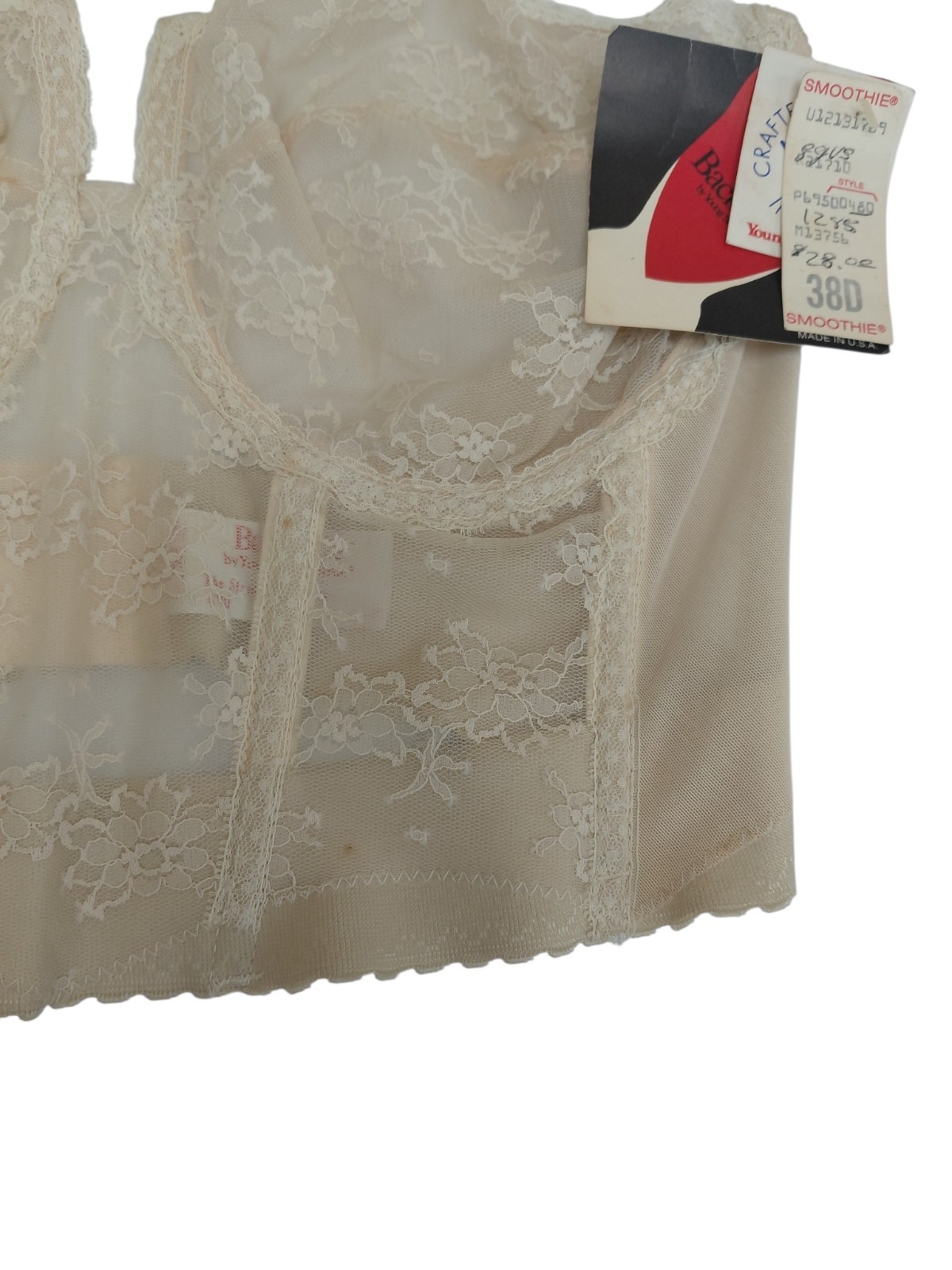 Vintage Backless By Young Smoothie Corset Size 38D