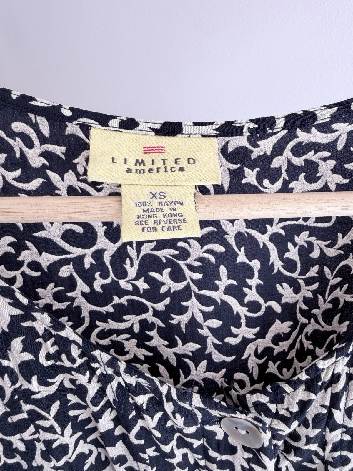 VTG The Limited Maxi Dress Womens XS-S Cottagecore Prairie Country Grandma