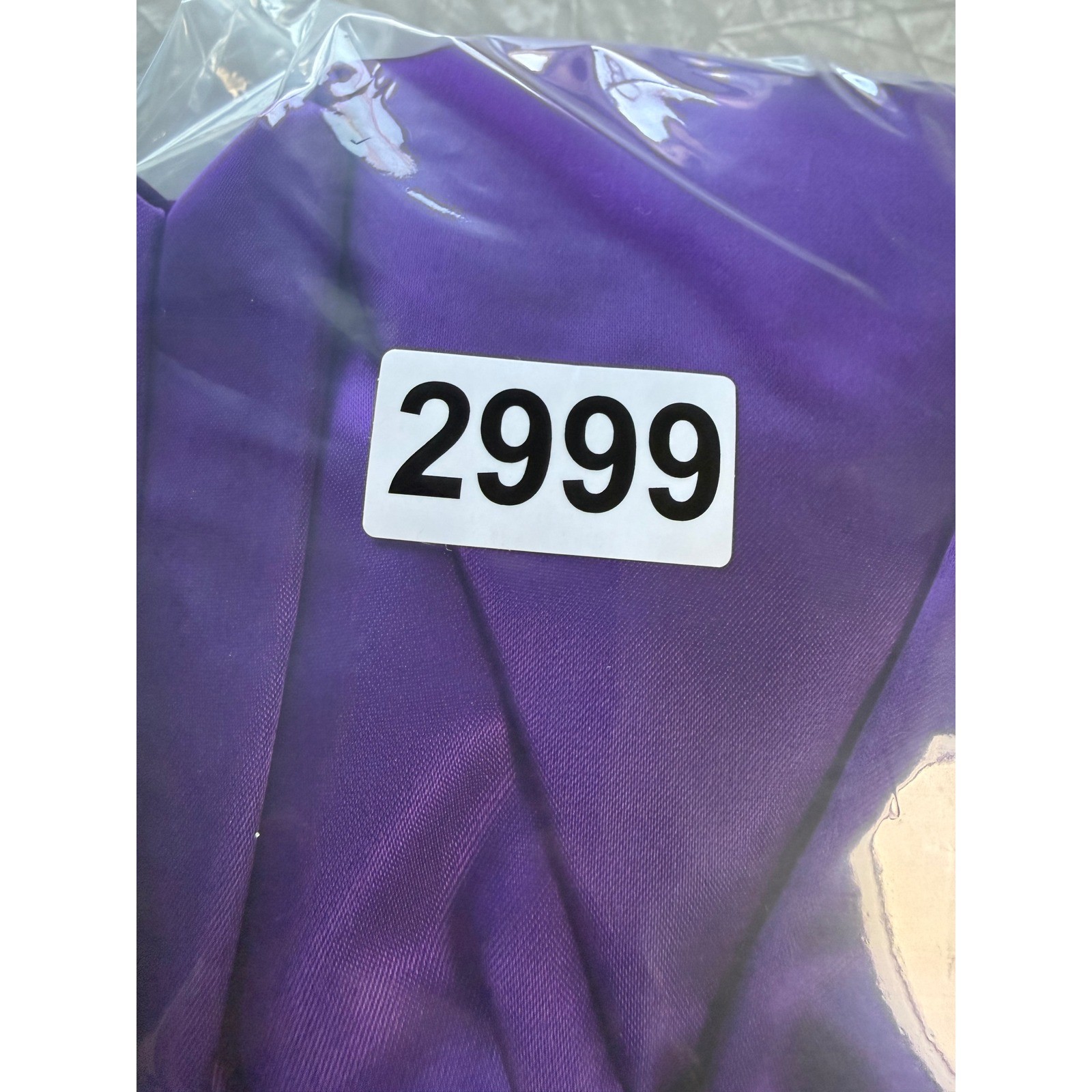 Notorious Vintage 80s Purple Sequin Velvet Satin Tiered Party Dress Size 5 Prom