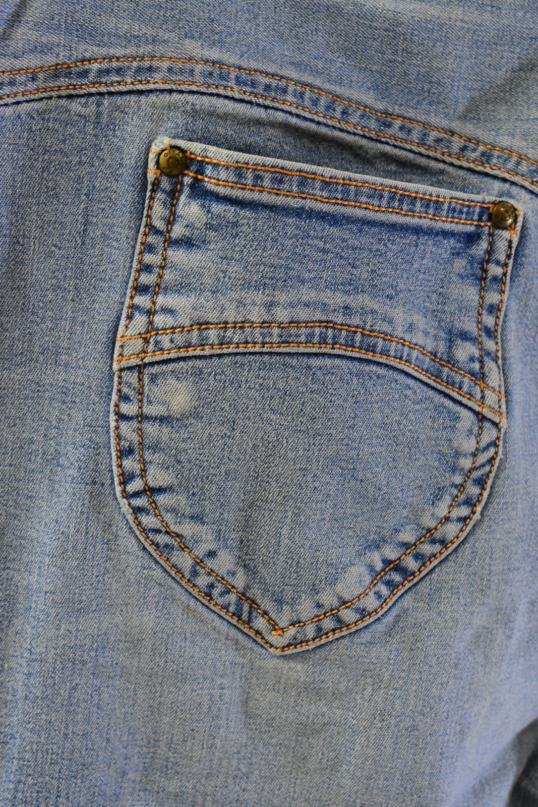 80s Vintage Gitano Jeans Womens Light Wash High Waist Straight Leg L 14 16 Denim