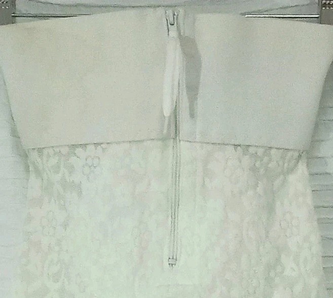 Crown-ette HI-Waisted Girdle with zipper 26/ S White VINTAGE